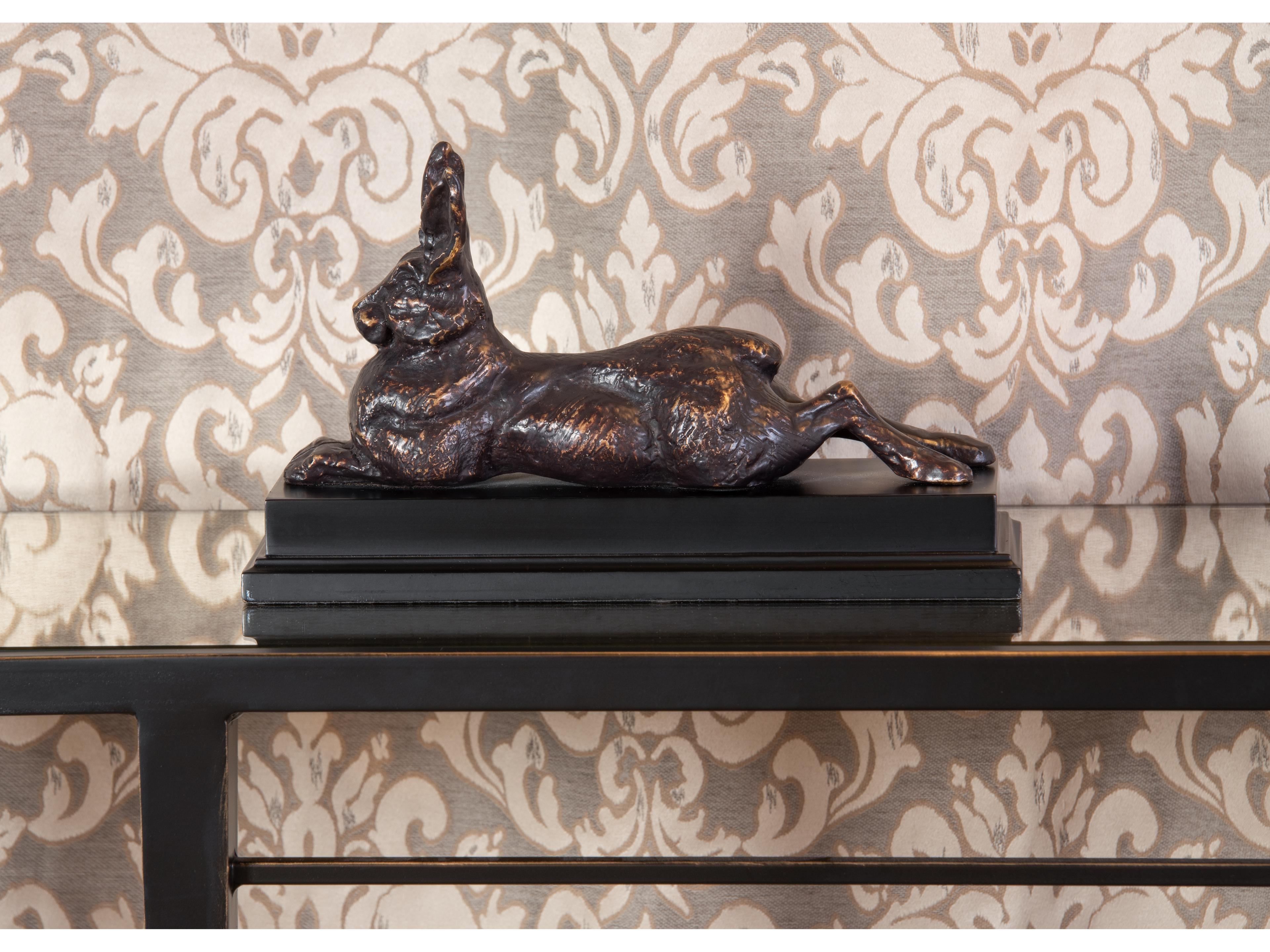 Wildwood Rabbit Antique Bronze Sculpture