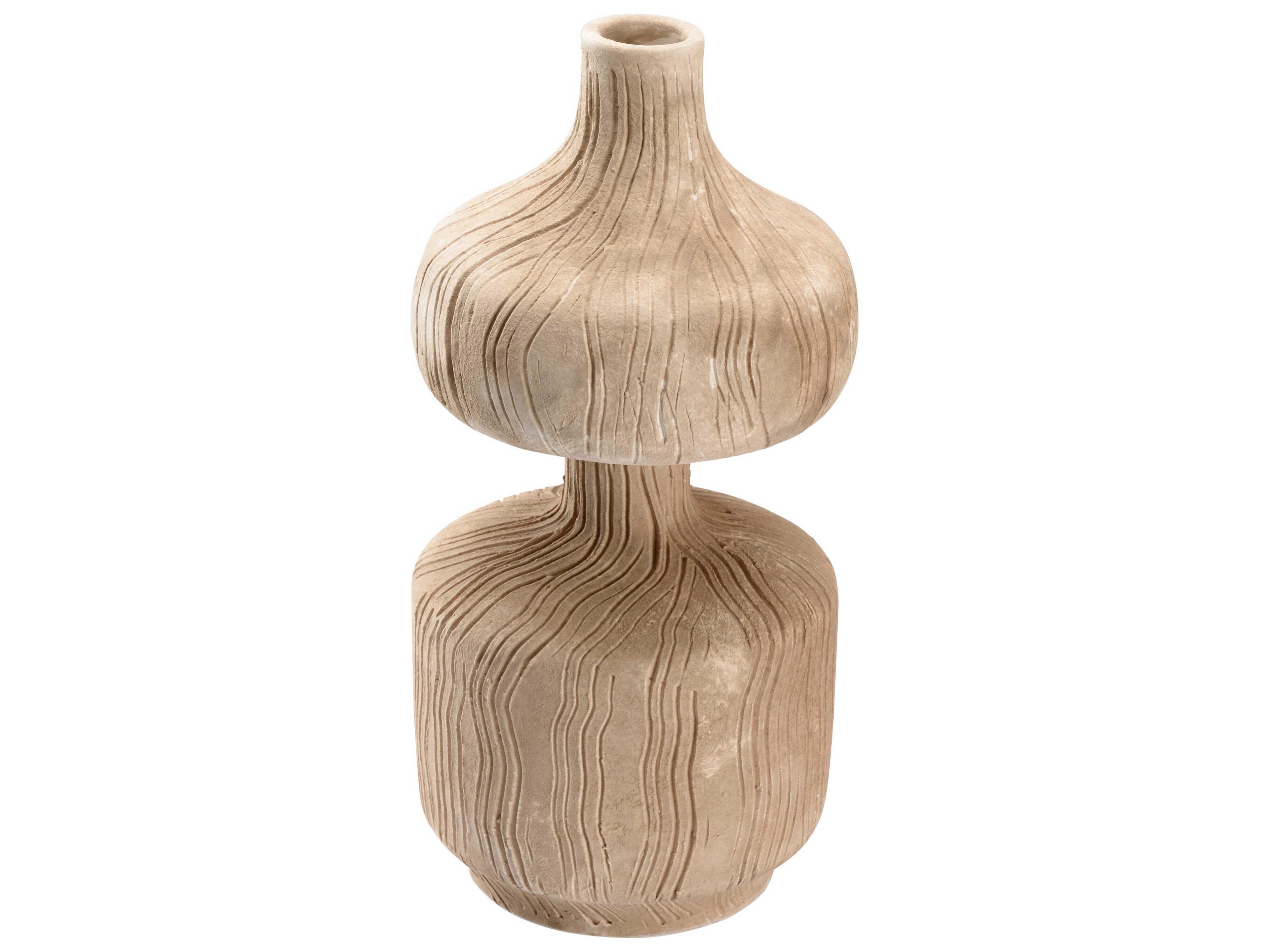 Wildwood Marley Matte Beige Vase