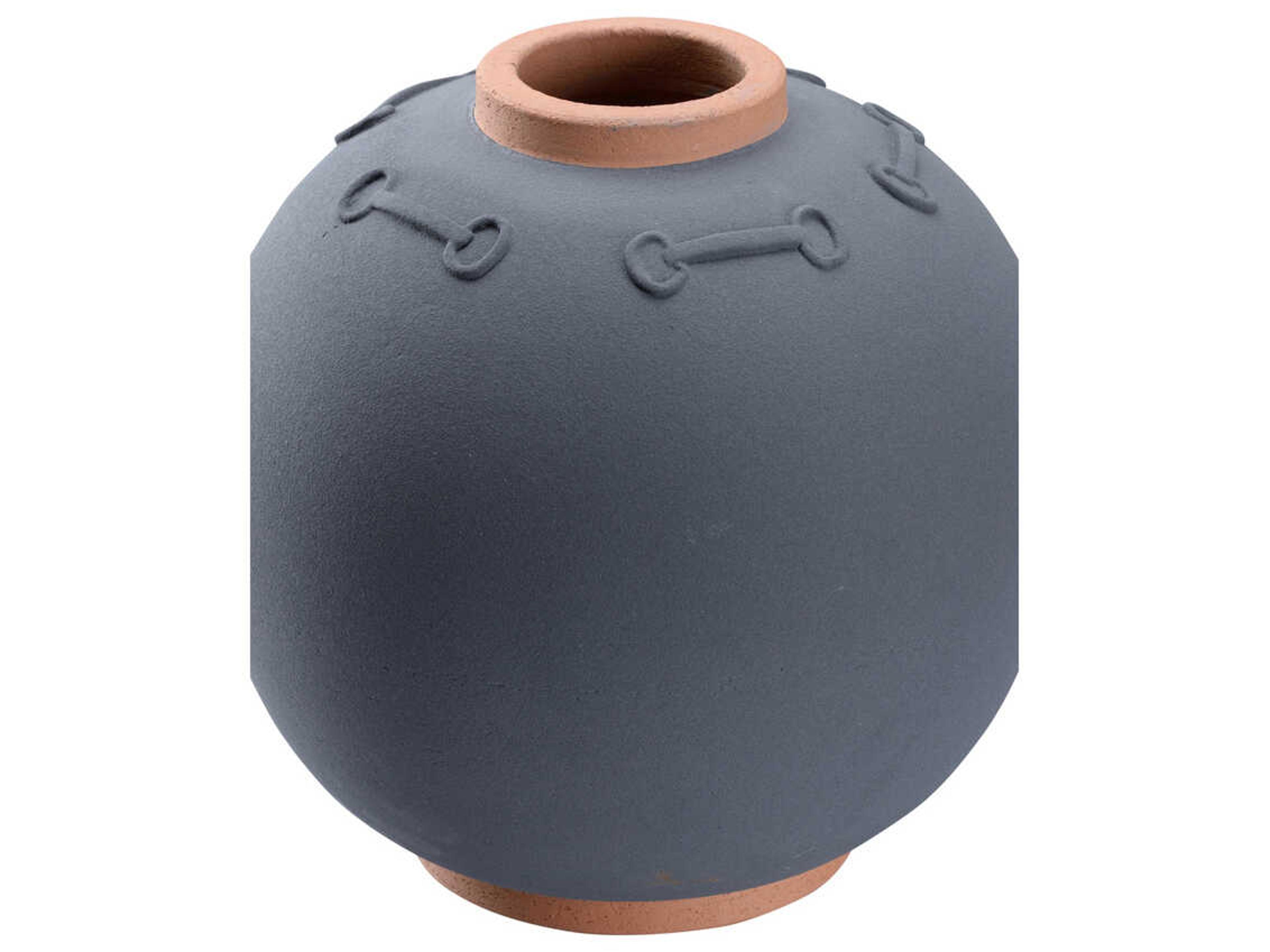 Wildwood Everly Matte Gray Terra Cotta Vase