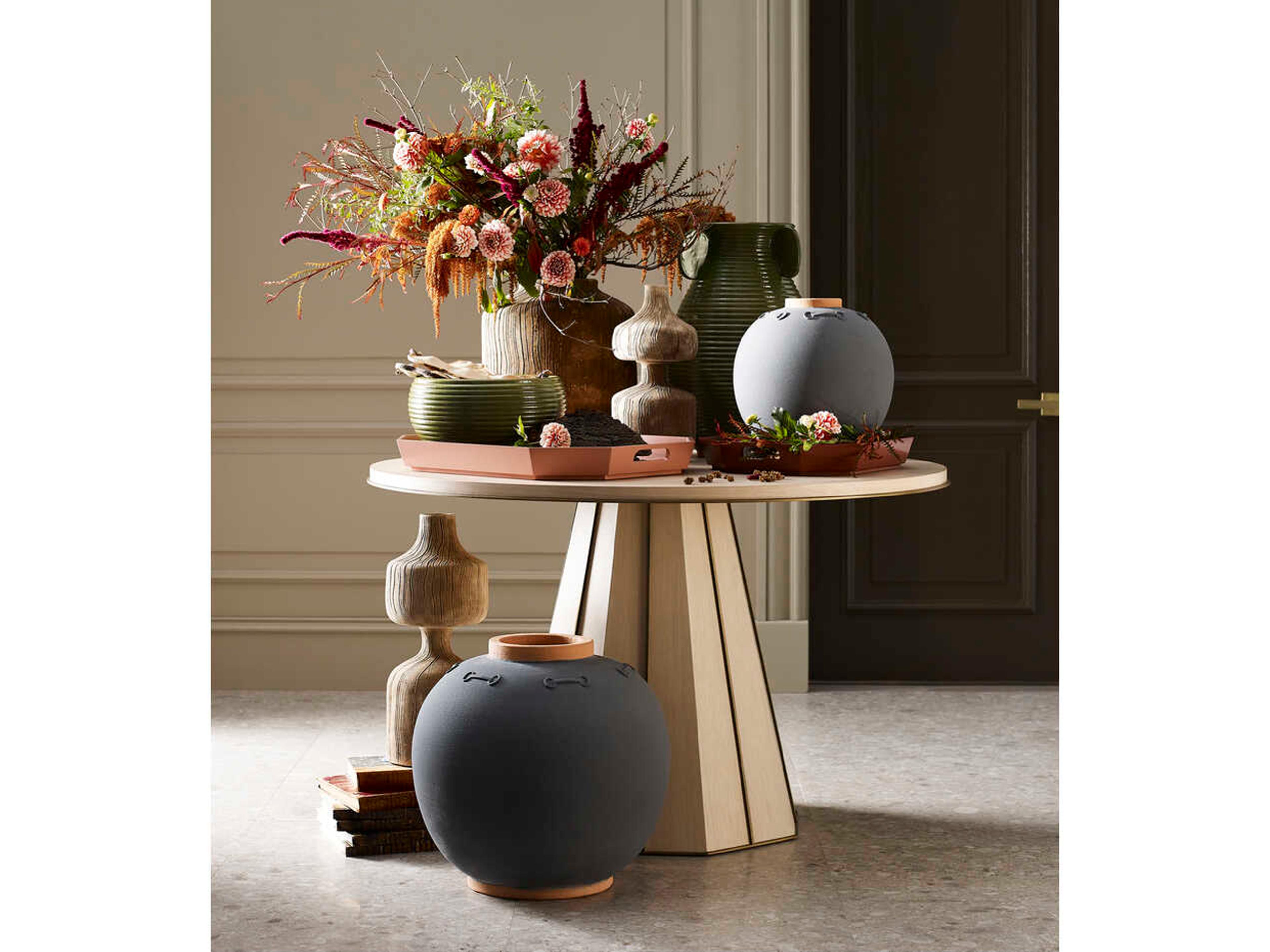 Wildwood Everly Matte Gray Terra Cotta Vase