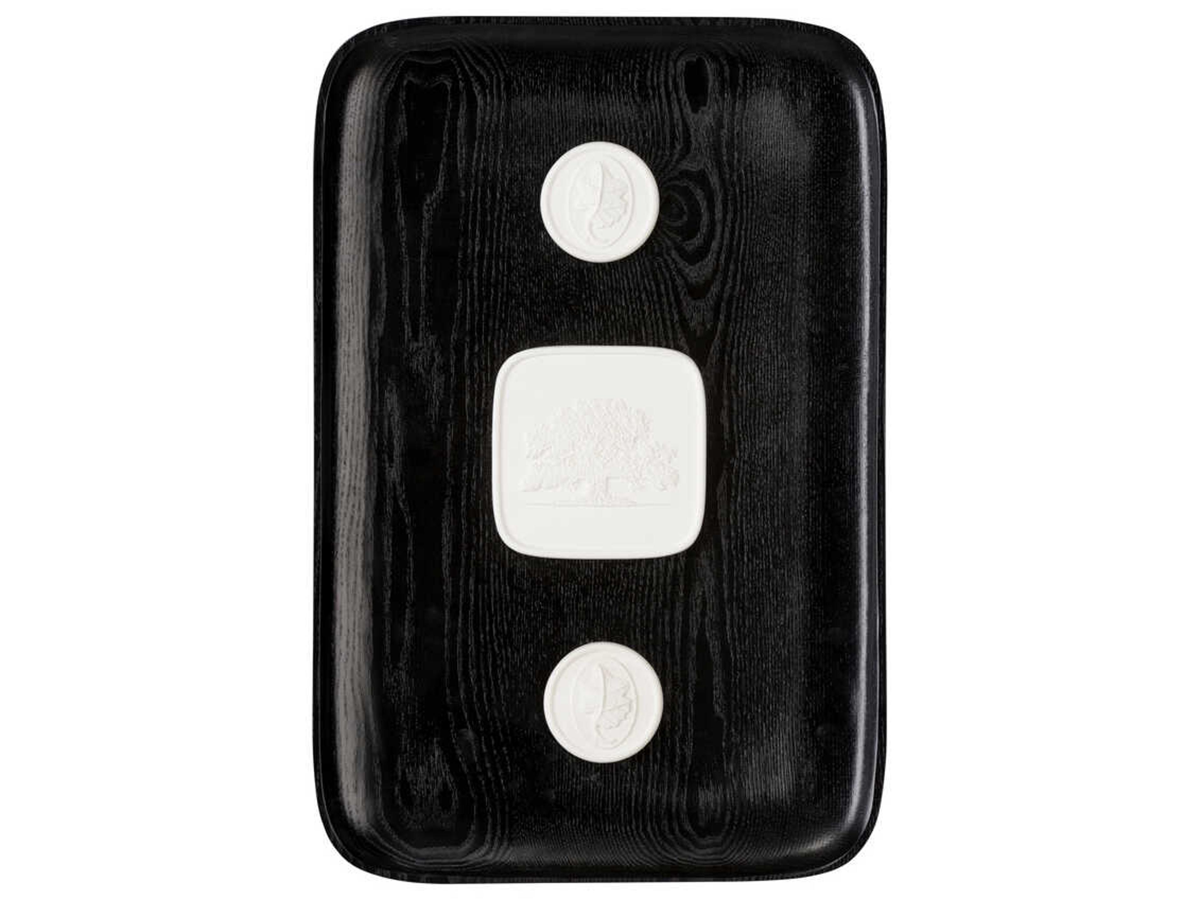 Denise Mcgaha Black Matte White Acorn Framed Intaglios