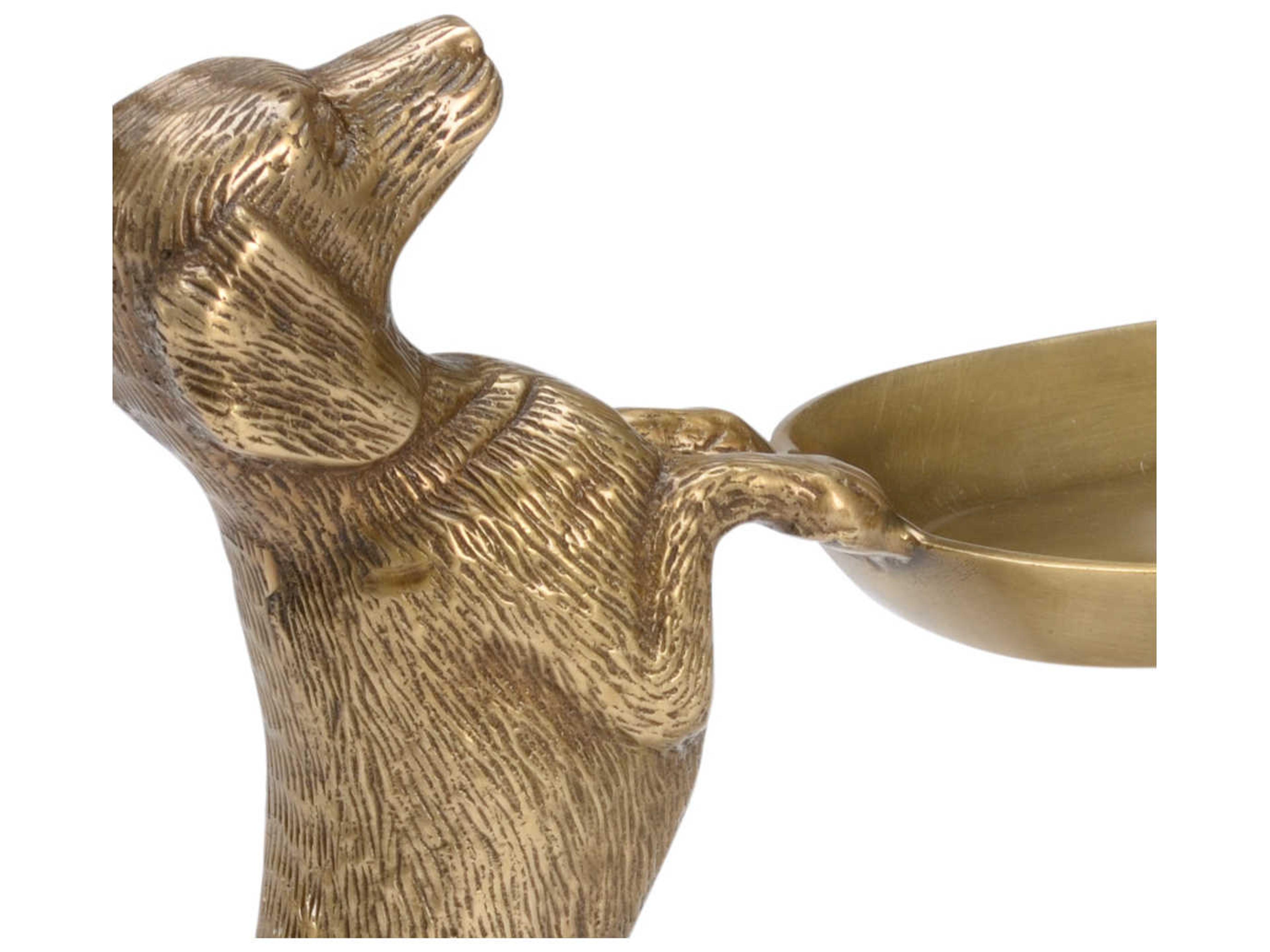Wildwood Brass Dachshund Decorative Plate