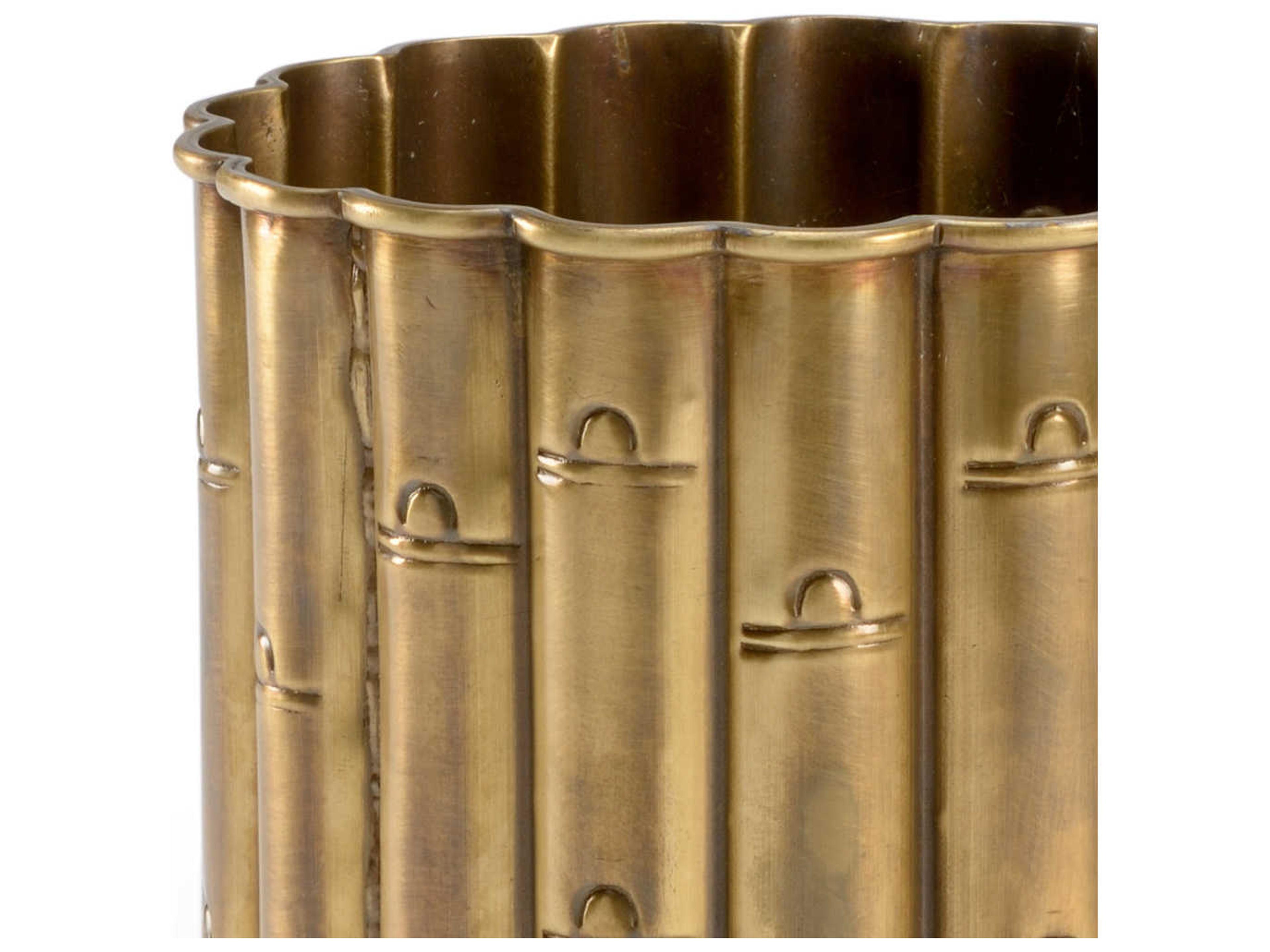 Wildwood Brass Bamboo Planter