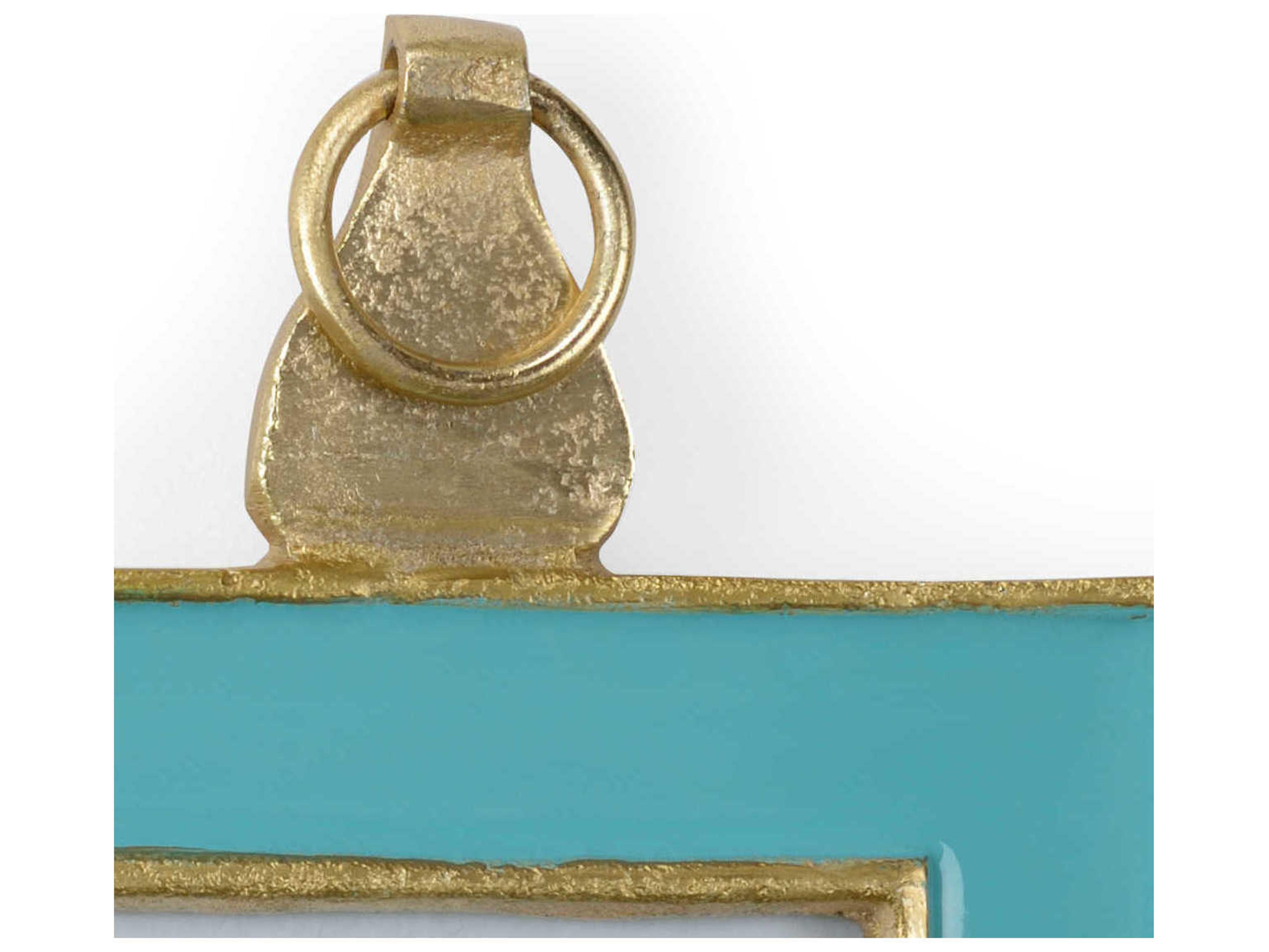 Wildwood Aqua Enamel Picture Frame