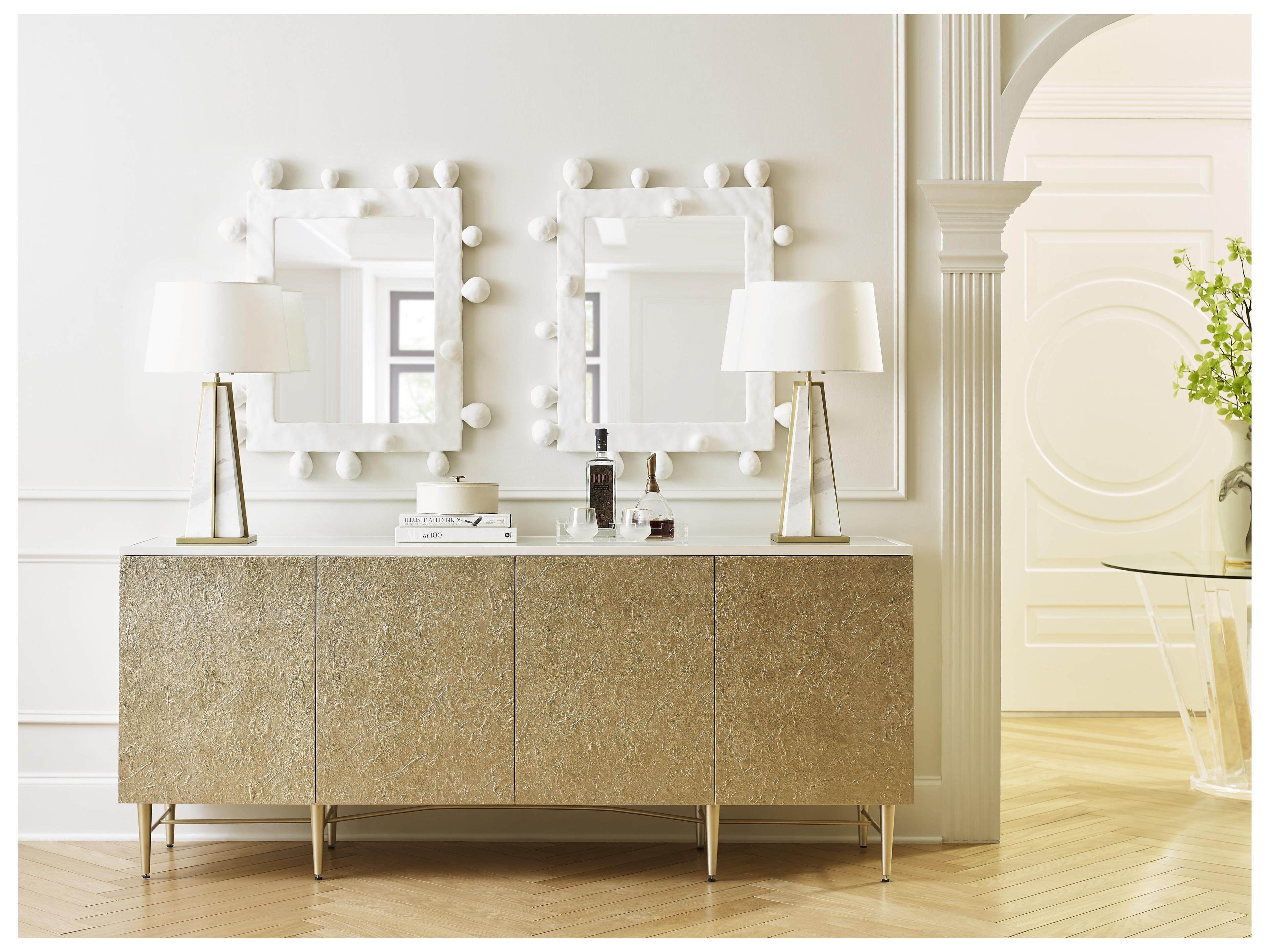 Wildwood Larry Laslo White Plain Clear Wall Mirror Rectangular