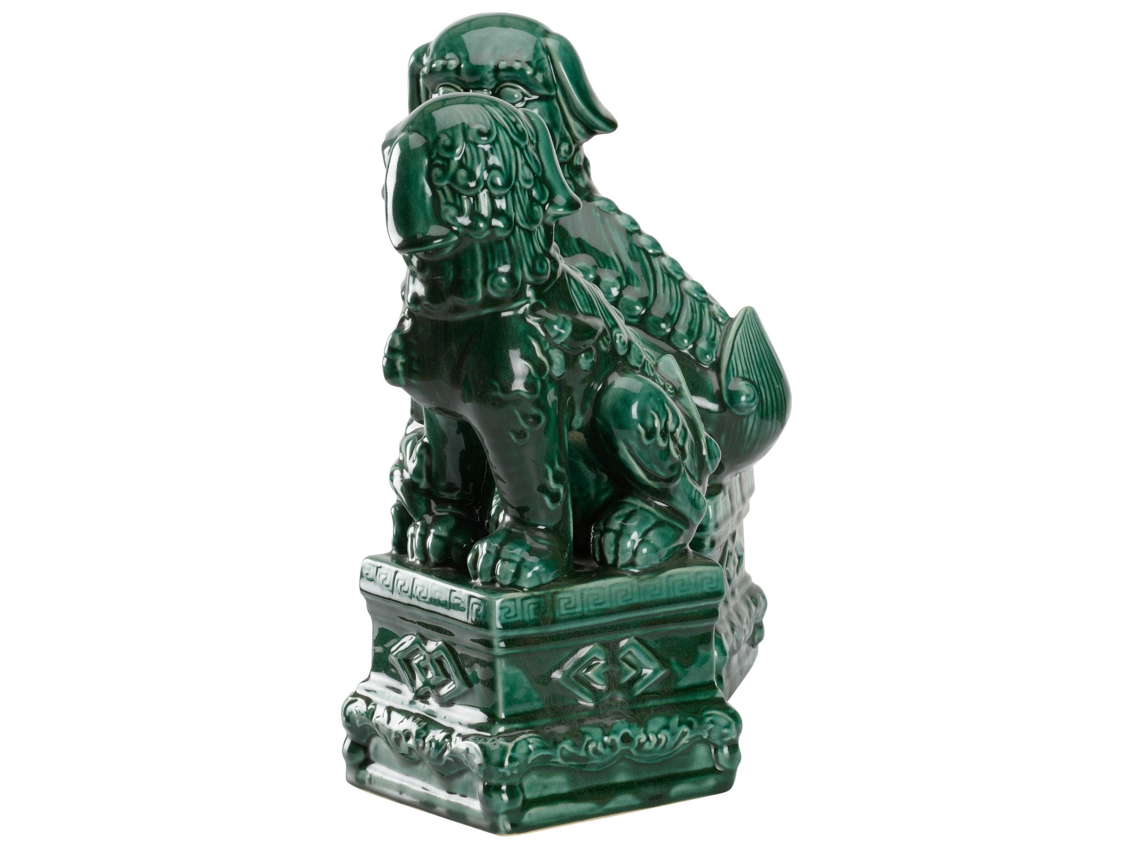 Wildwood Scenic View Foo Dogs Sculpture Set of 2
