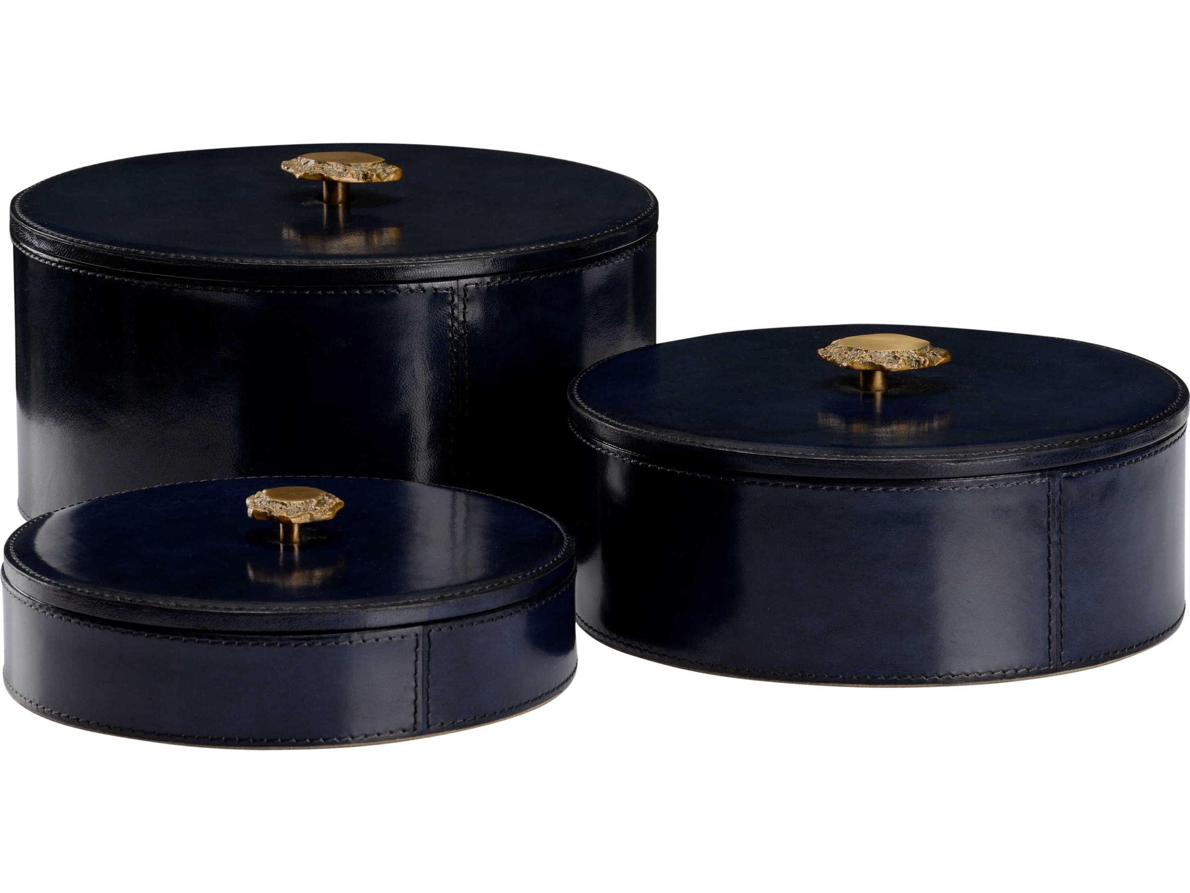 Aberdeen Blue Boxes Set of 3