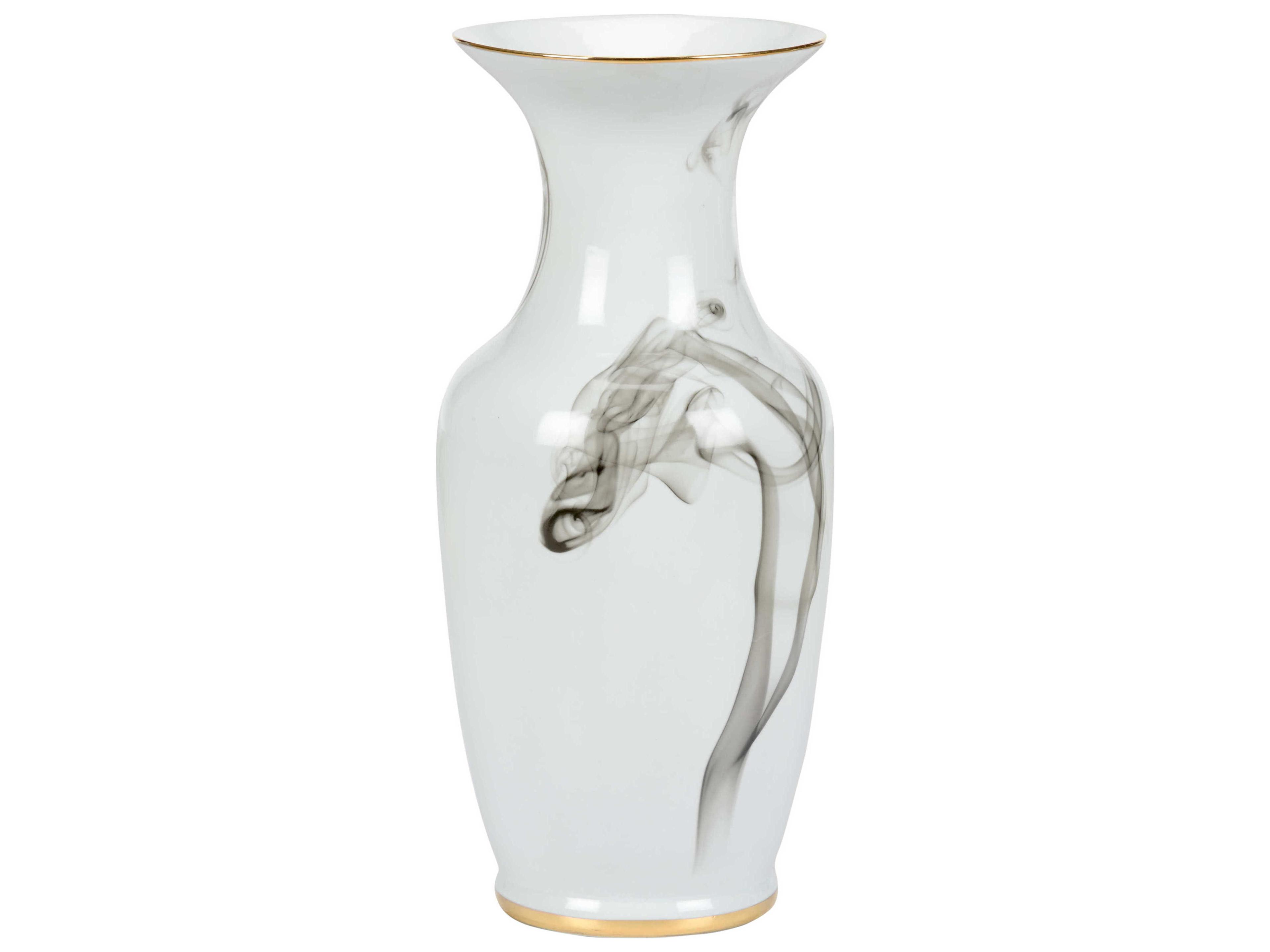 Wildwood White Cinder and Smoke Vase