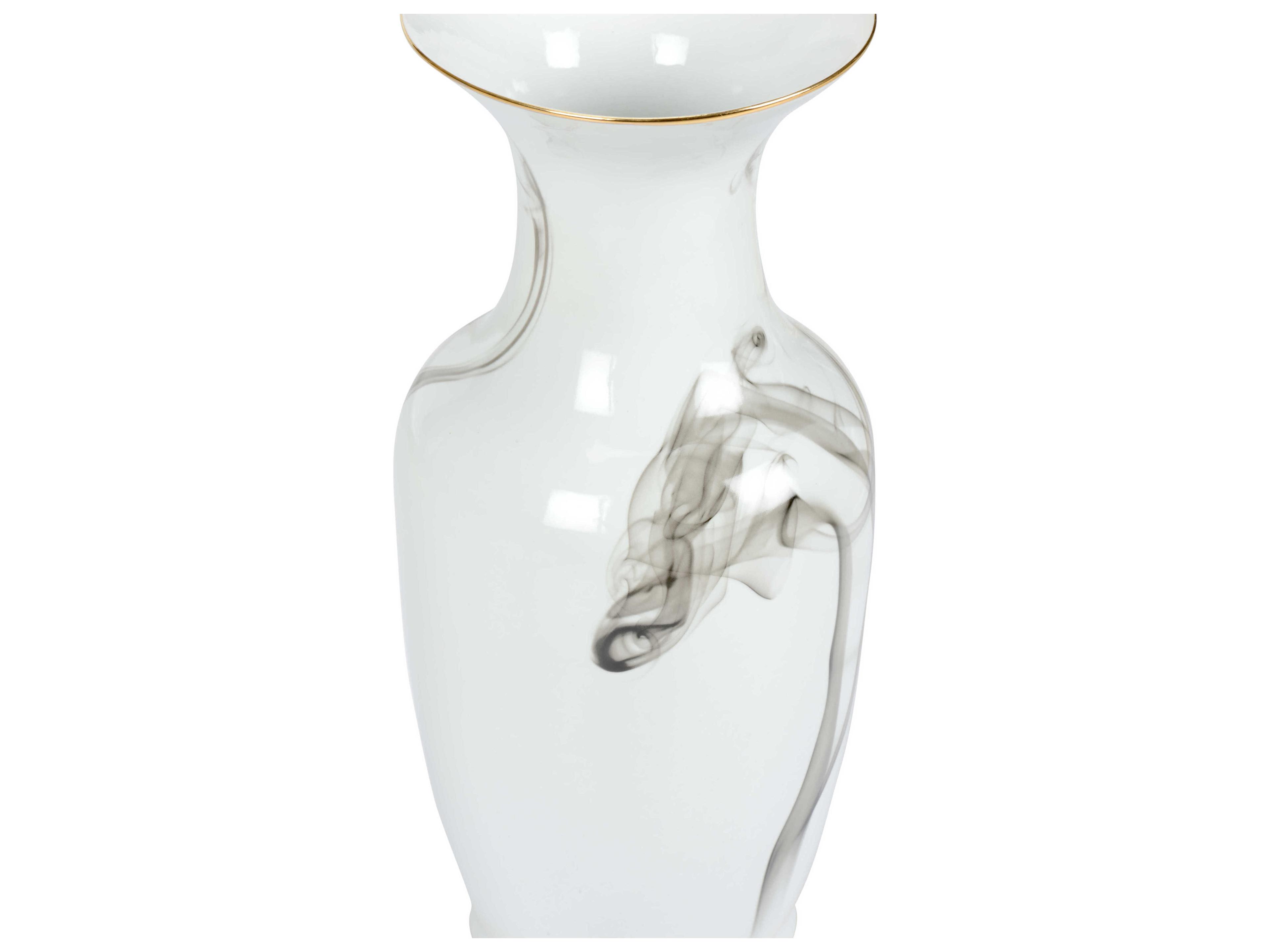 Wildwood White Cinder and Smoke Vase