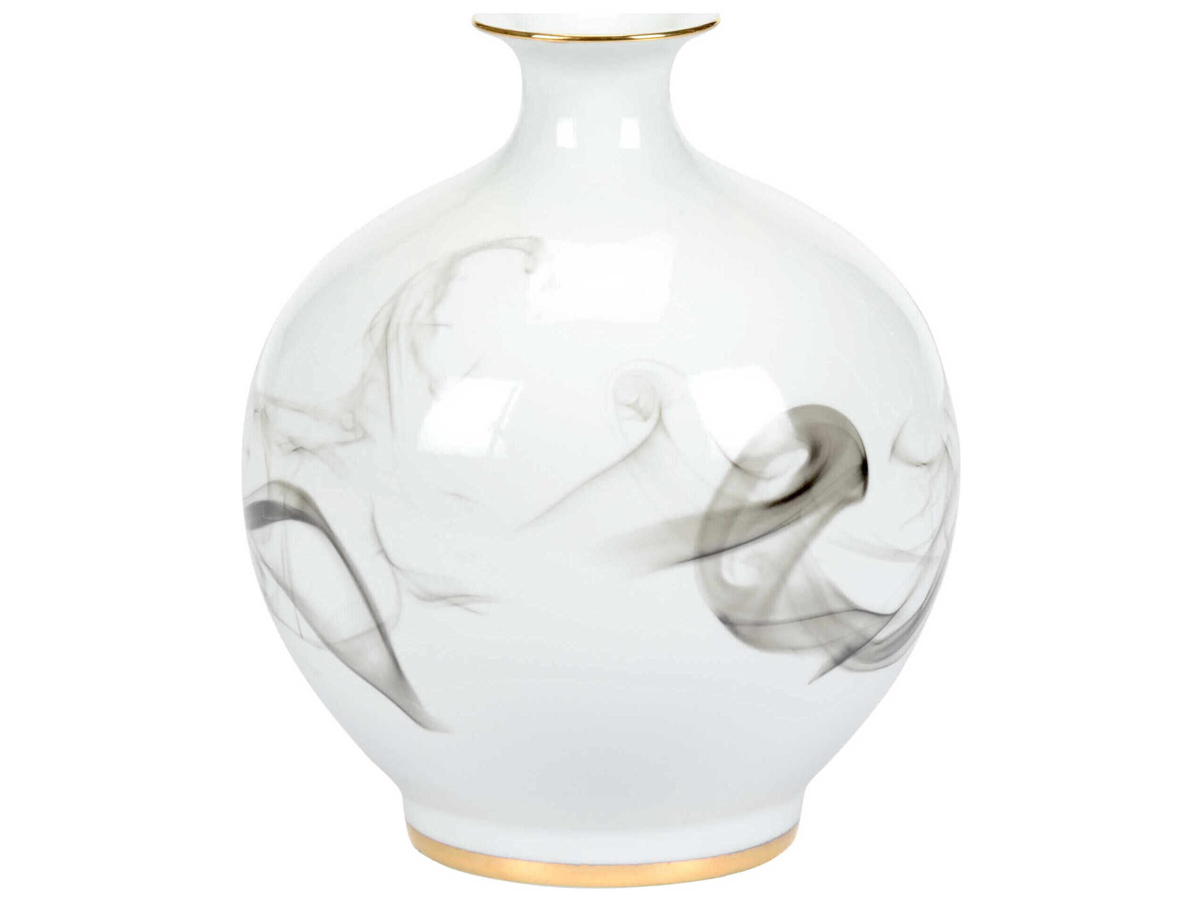 Wildwood White Cinder and Smoke Vase
