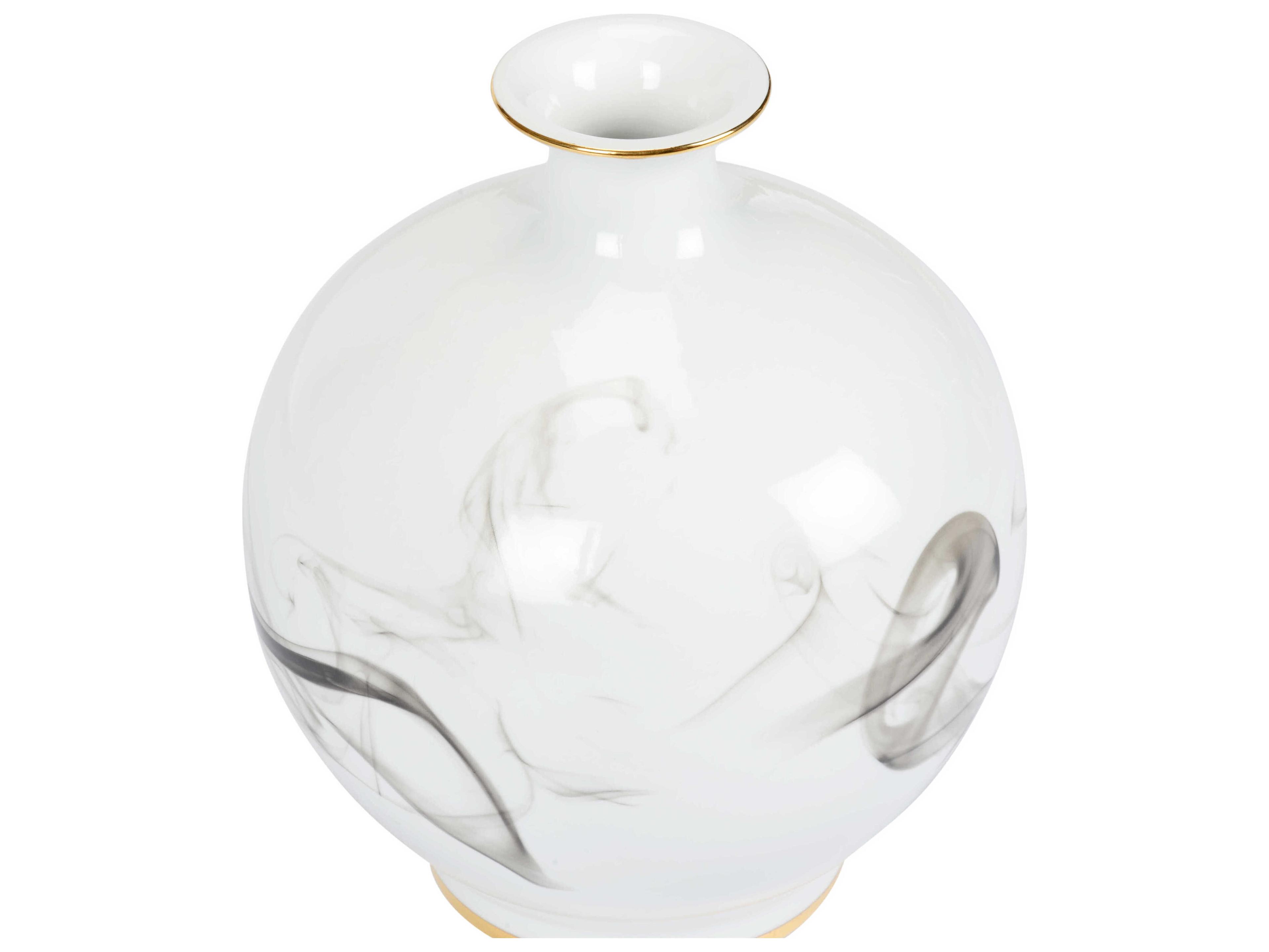 Wildwood White Cinder and Smoke Vase