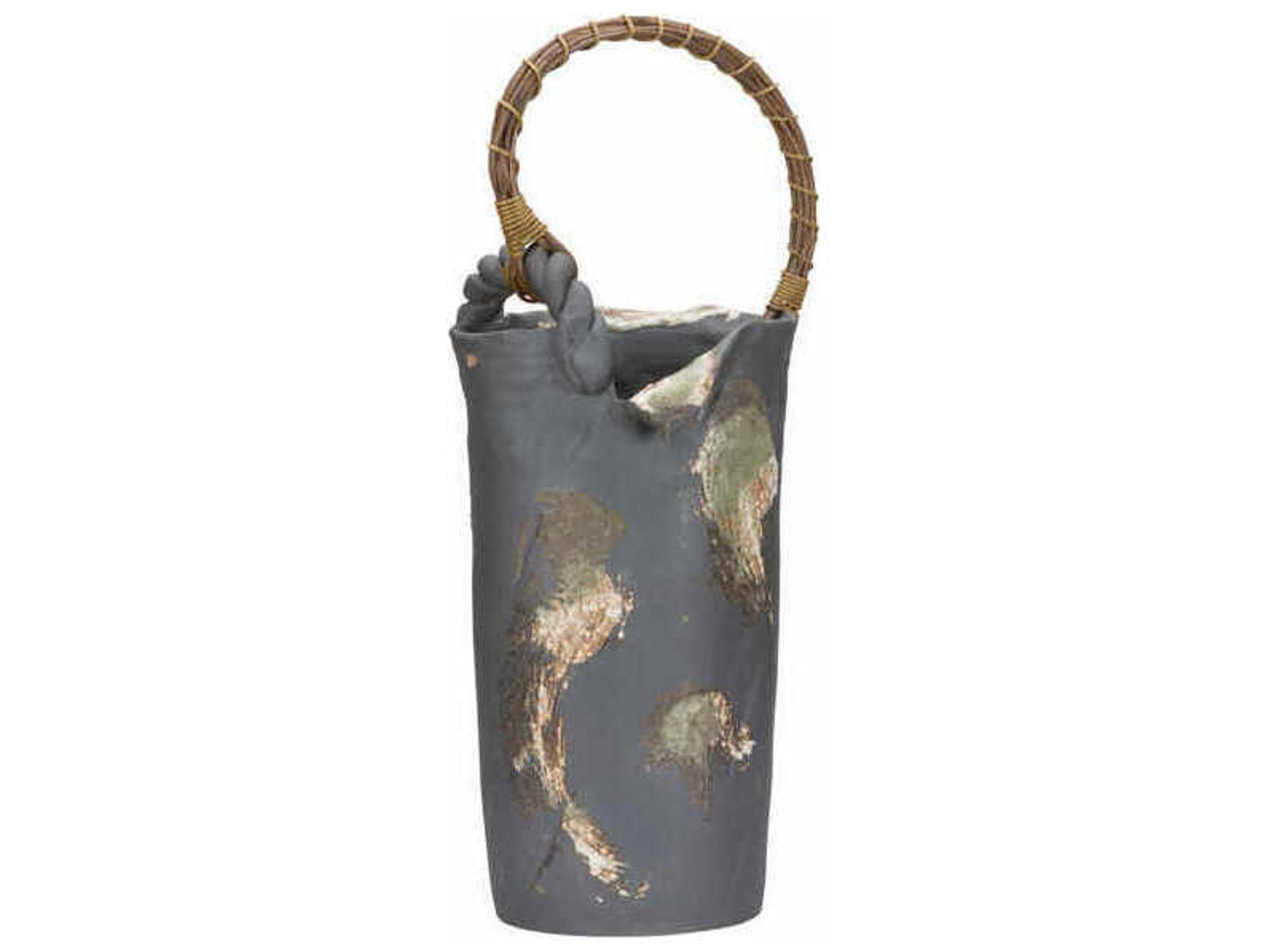 Shiga Green Black Tea Ceremony Vase