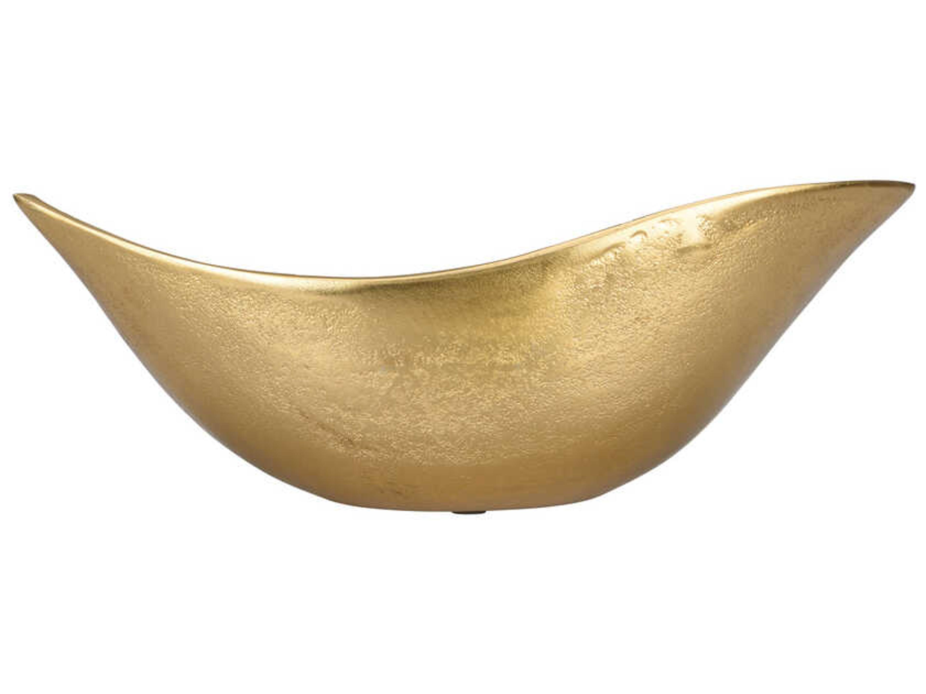 Wildwood Emerald Metallic Gold Green Decorative Bowl