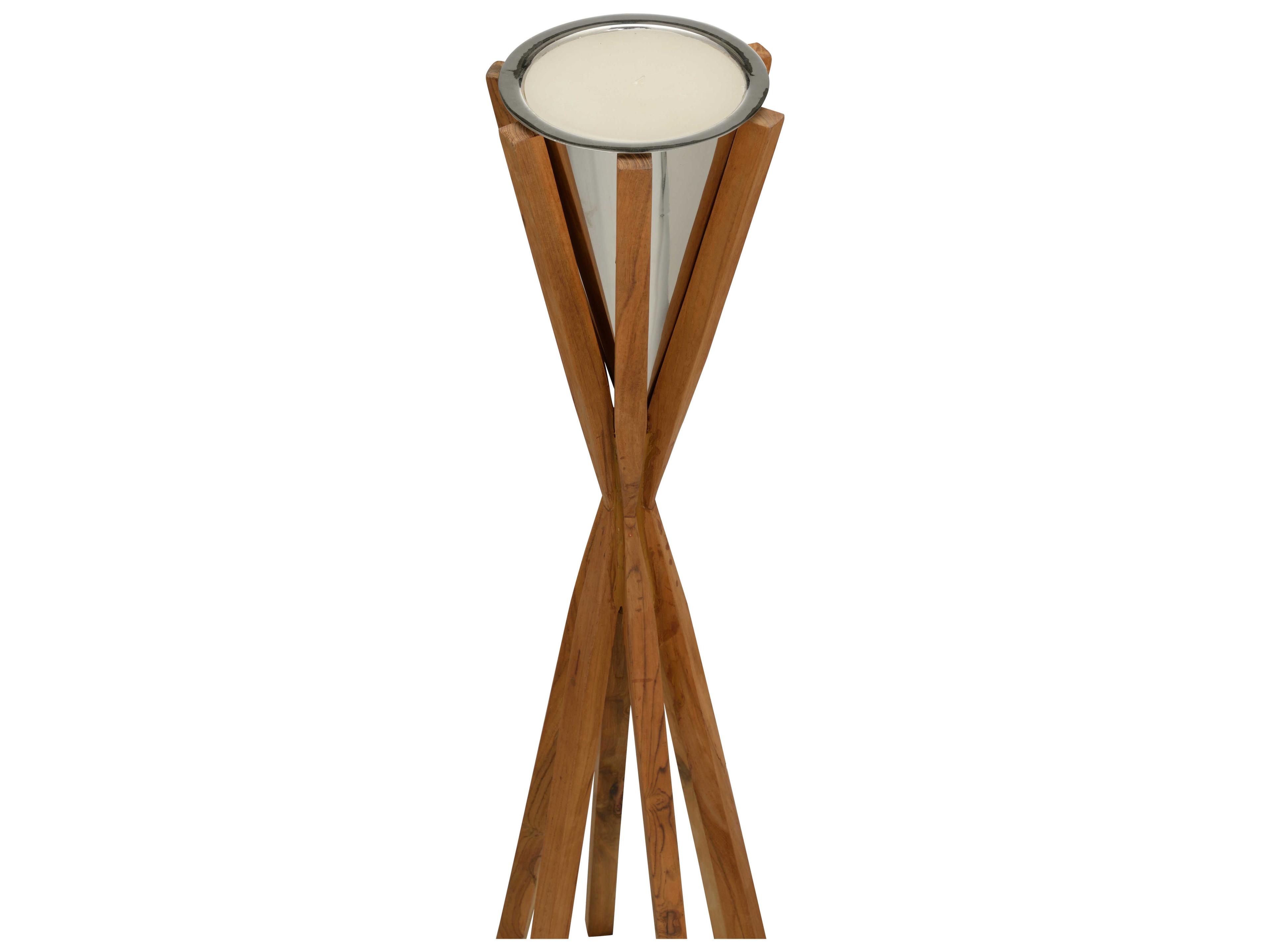 Wildwood Teton Polished Nickel Candle Holder