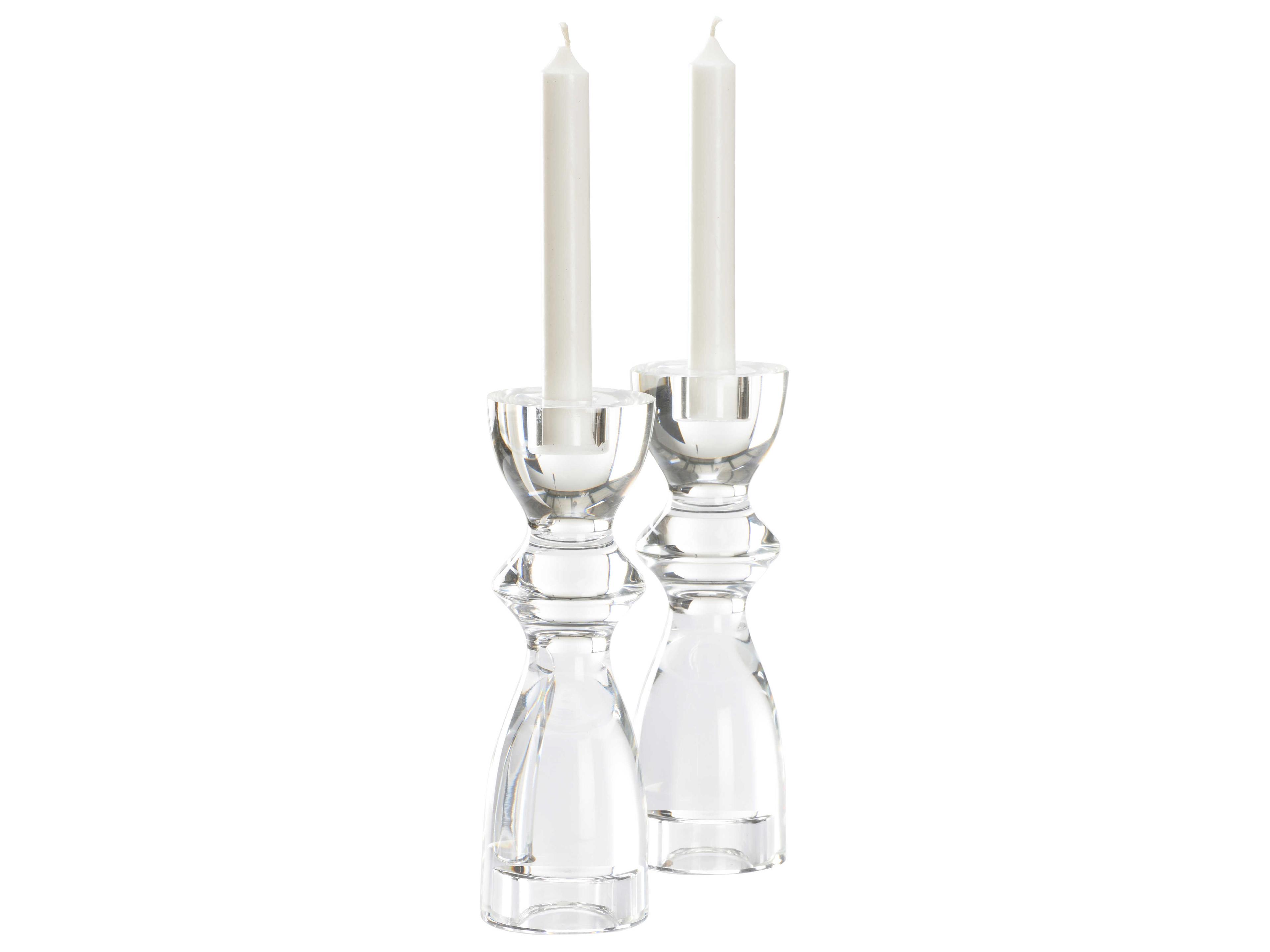 Wildwood Gris Clear Candle Holder