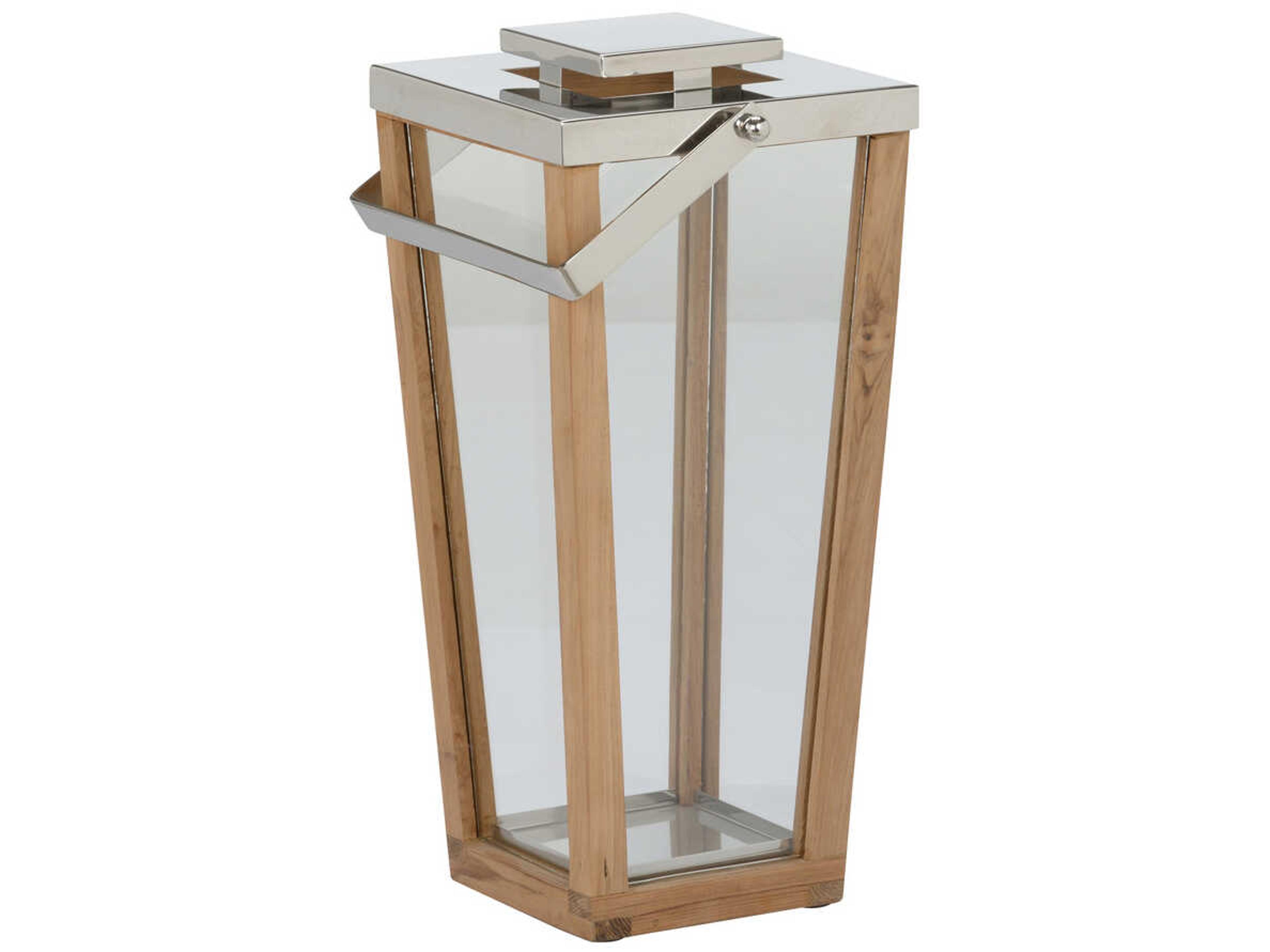 Lanai Teak and Glass Hurricane