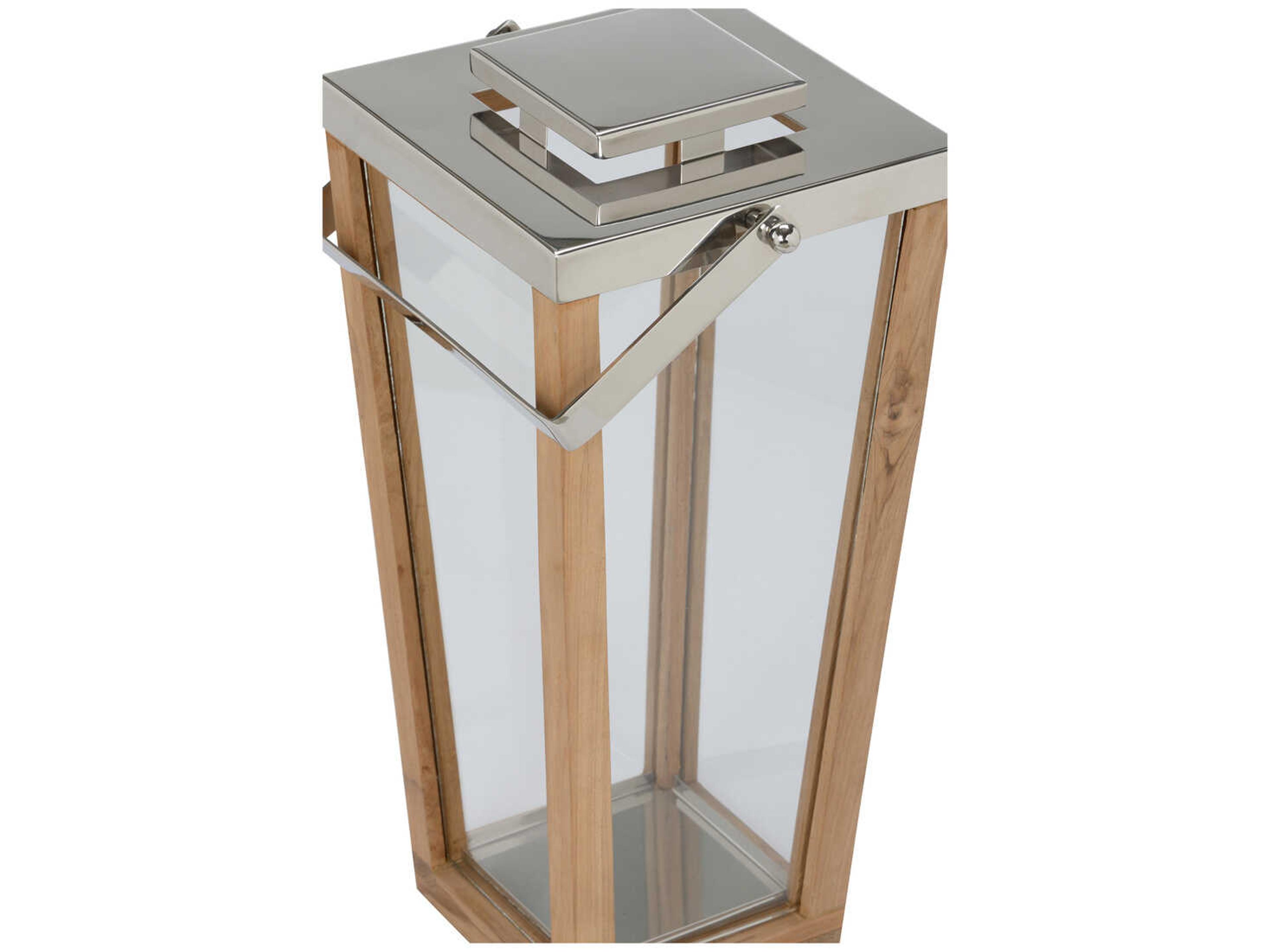 Wildwood Lanai Teak and Glass Hurricane