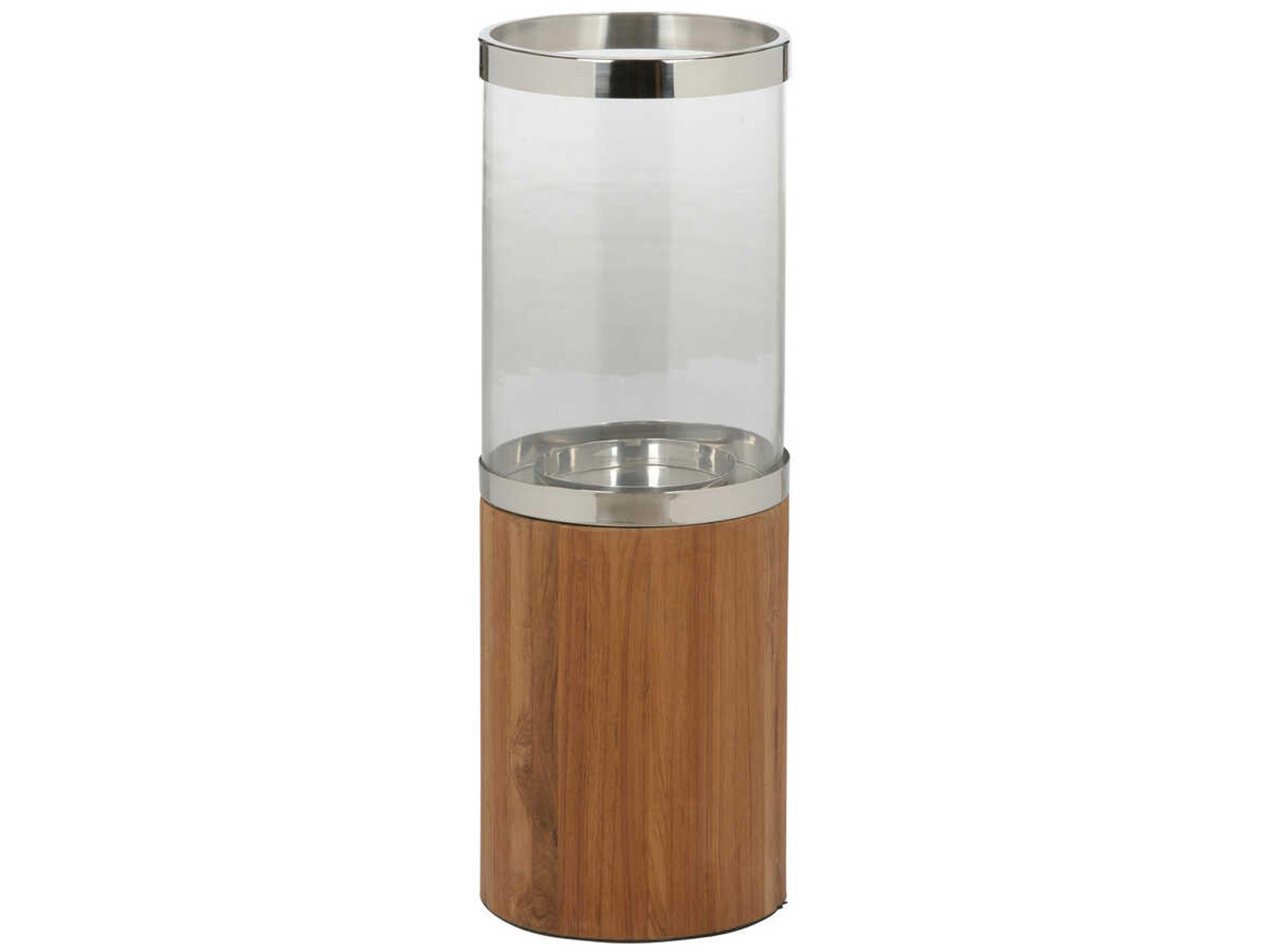 Muskoka Natural Polished Nickel Candleholder