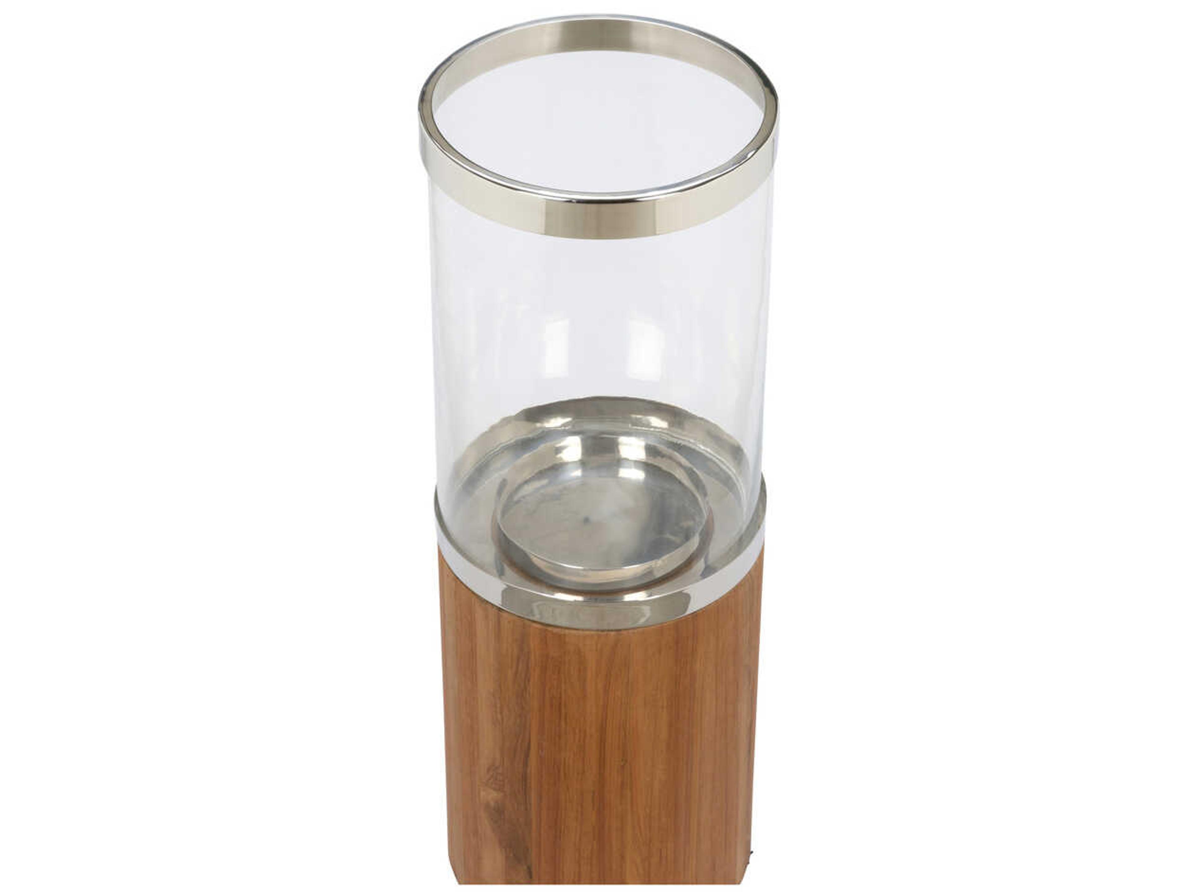Wildwood Muskoka Natural Polished Nickel Candleholder