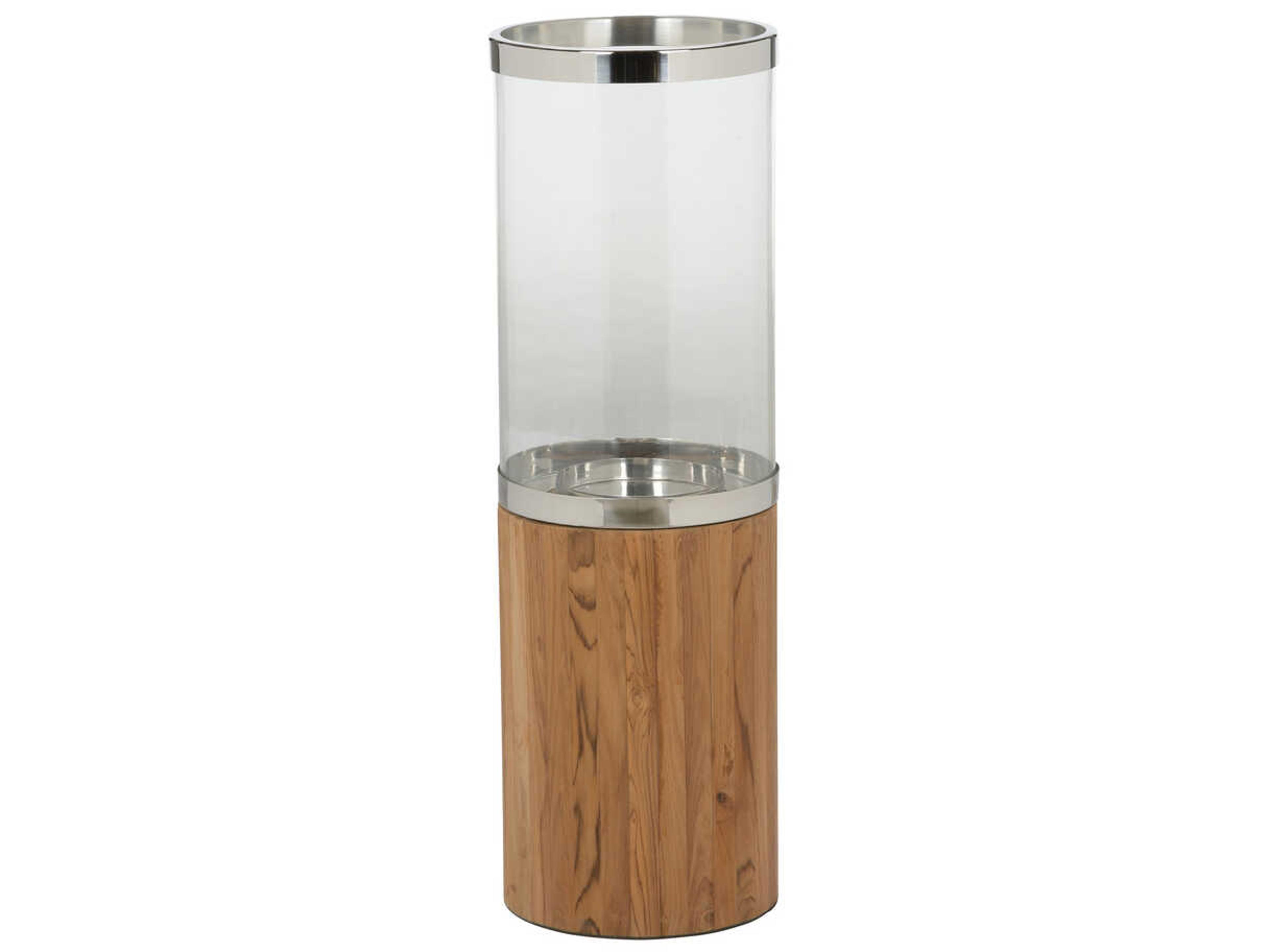 Muskoka Natural Polished Nickel Candleholder