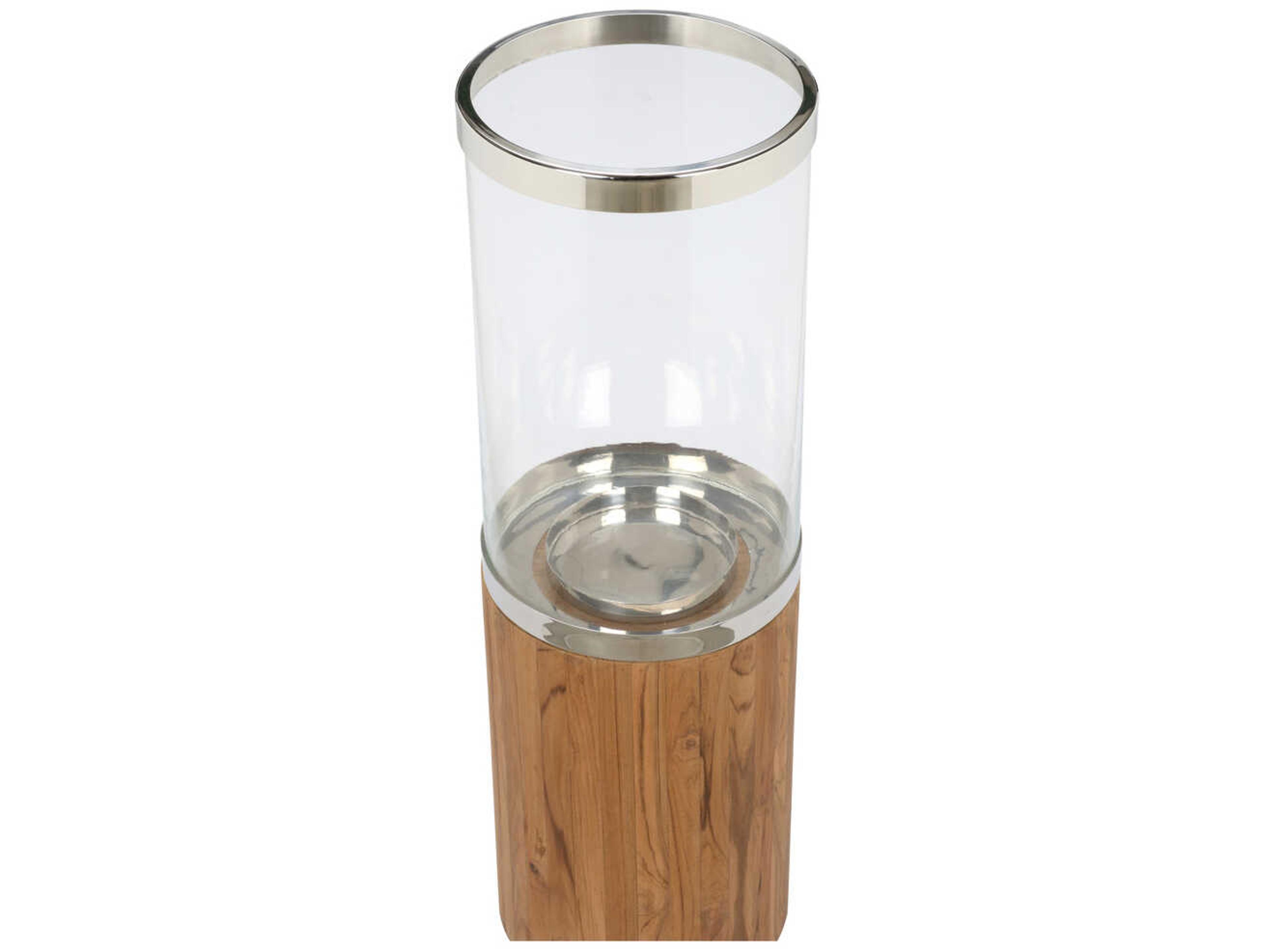 Wildwood Muskoka Natural Polished Nickel Candleholder