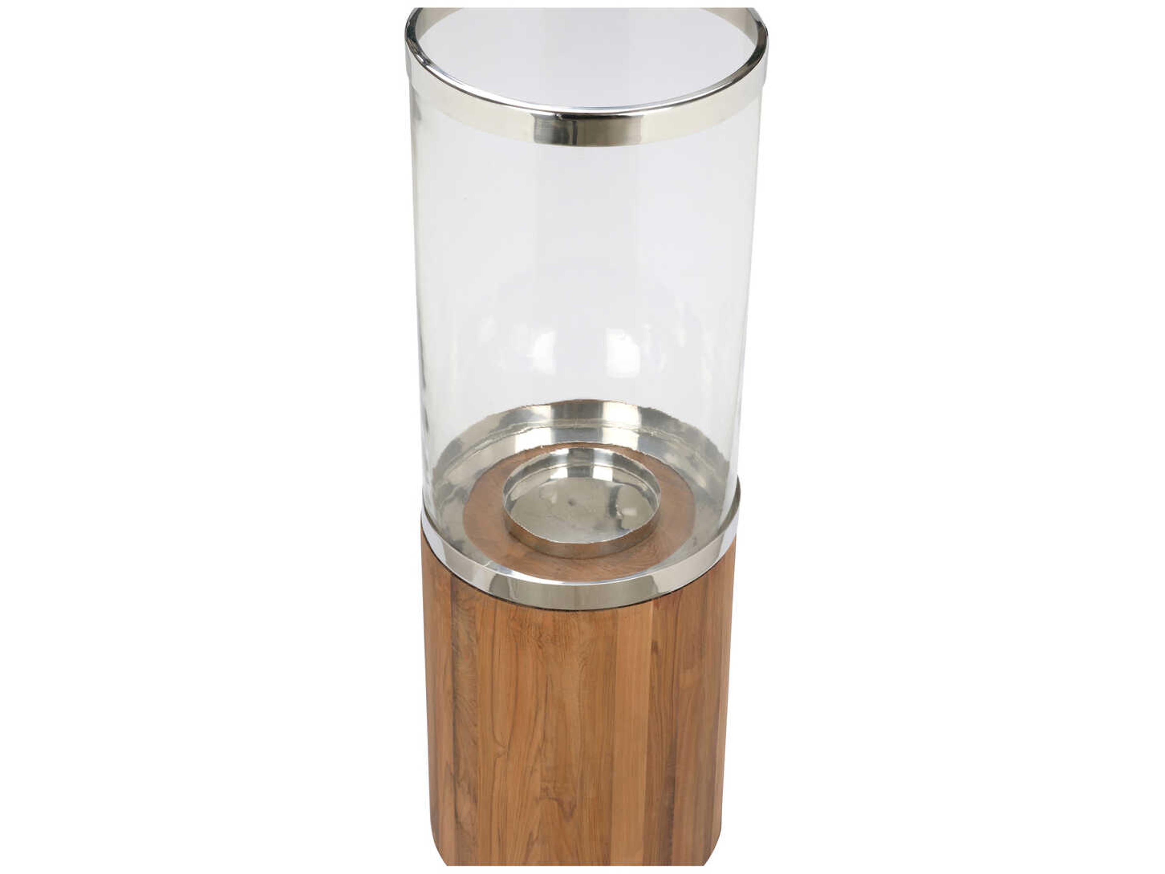 Wildwood Muskoka Natural Polished Nickel Candleholder