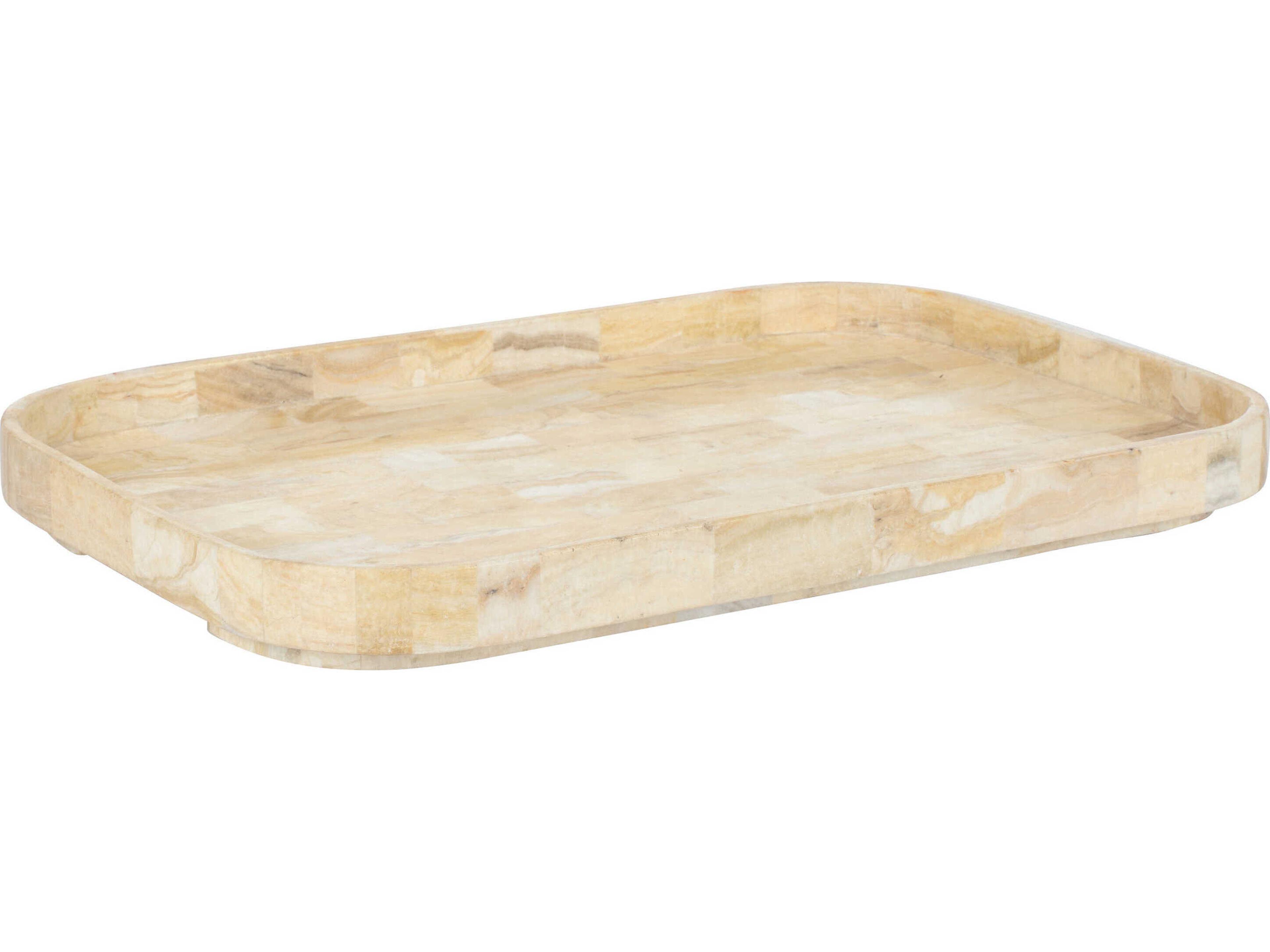 Ottoman Natural White Serving Tray