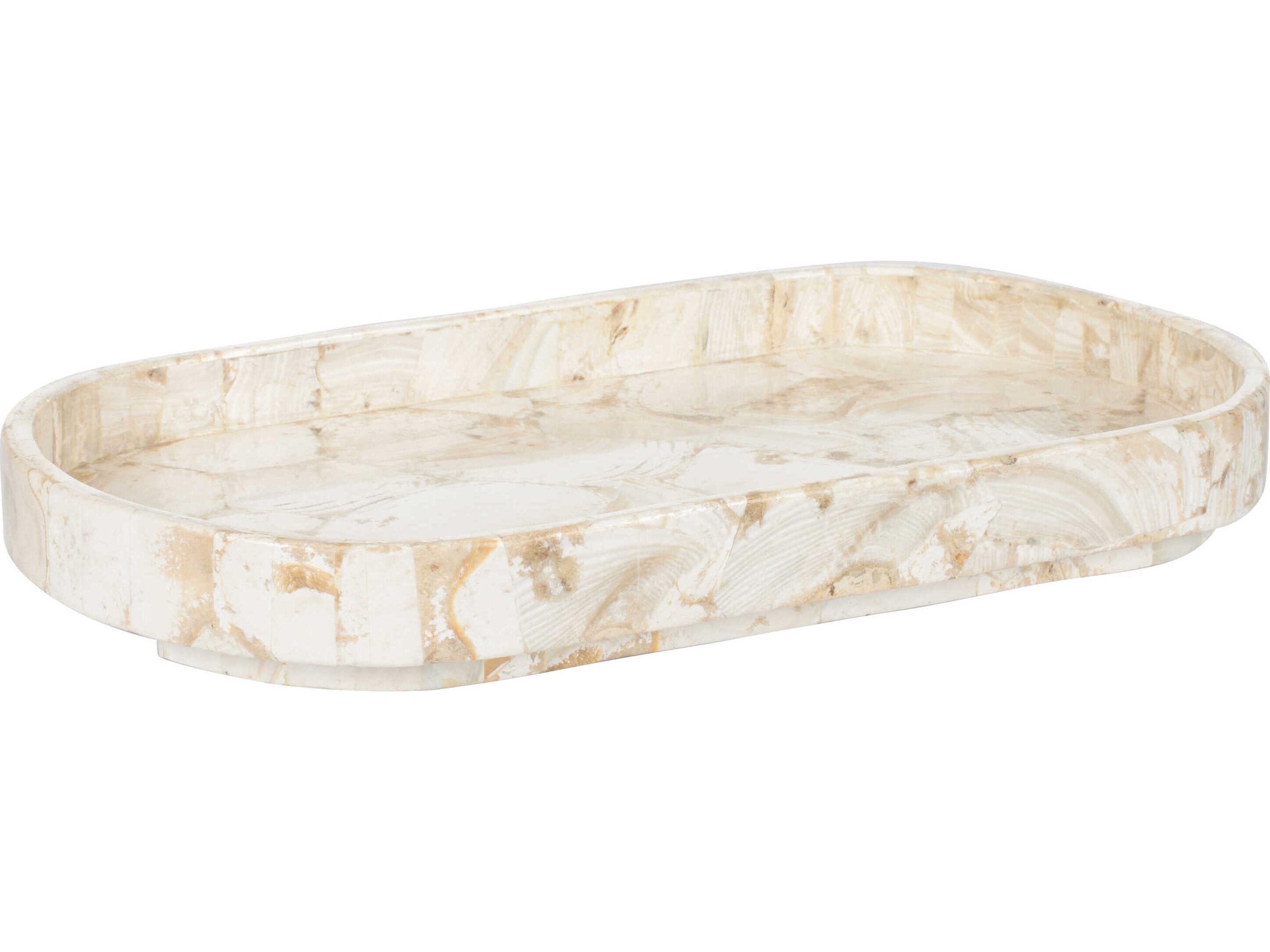 Collector's Natural White Serving Tray