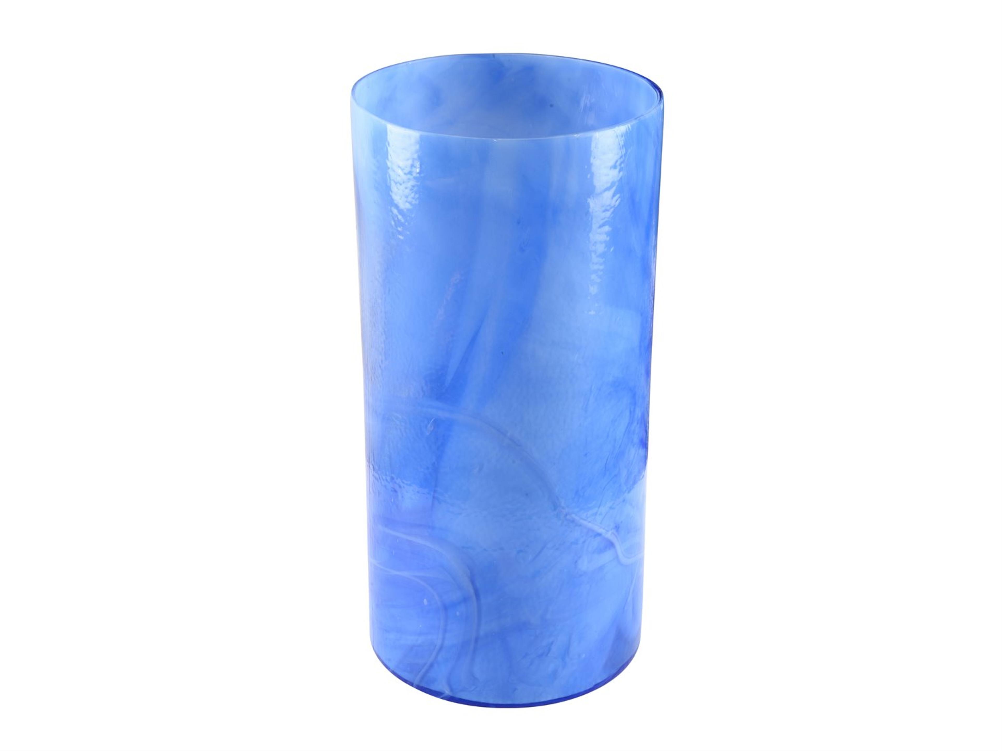 Wildwood Bella Blue Cream Swirl Candle Holder