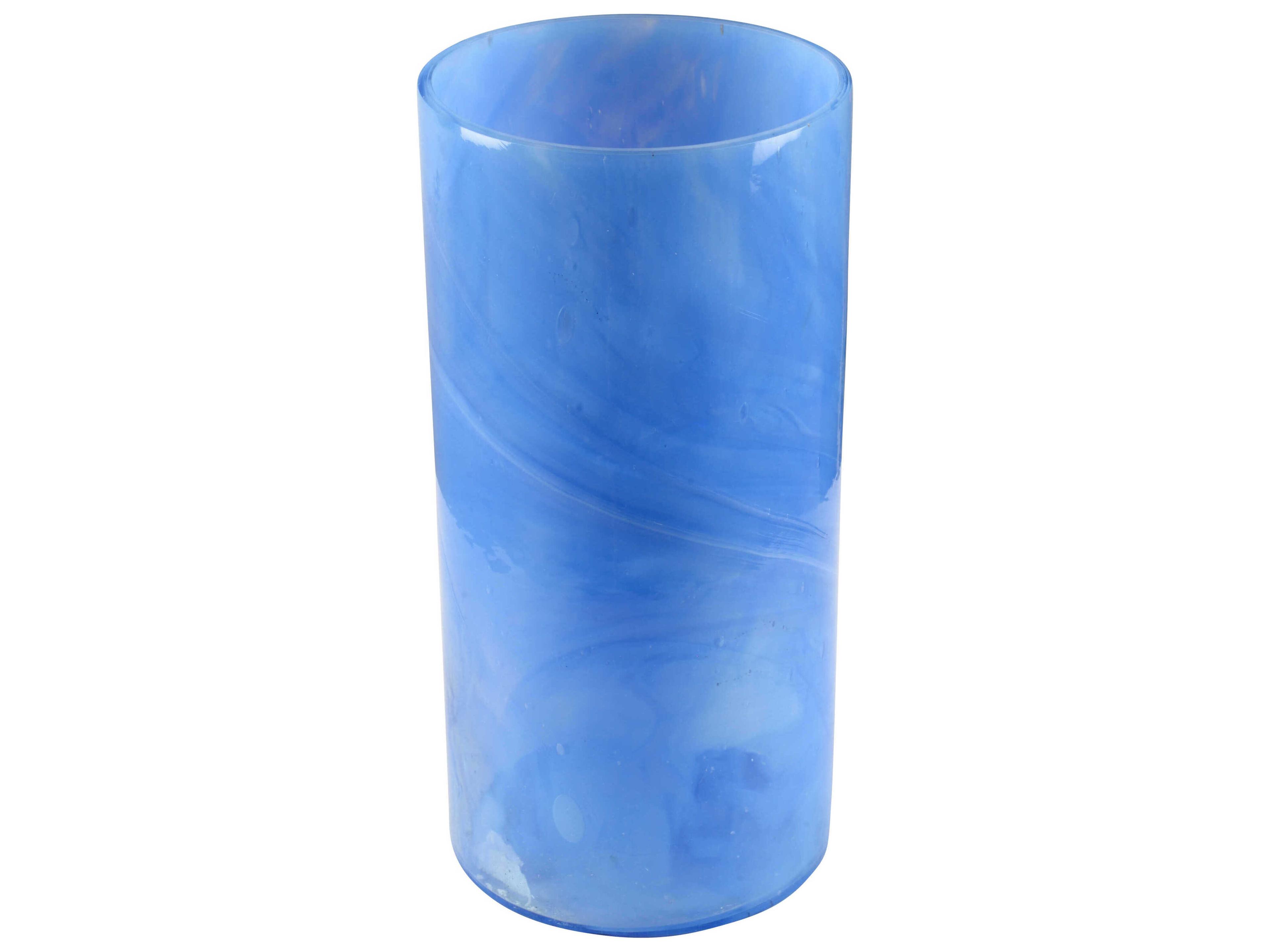 Wildwood Bella Blue Cream Swirl Candle Holder
