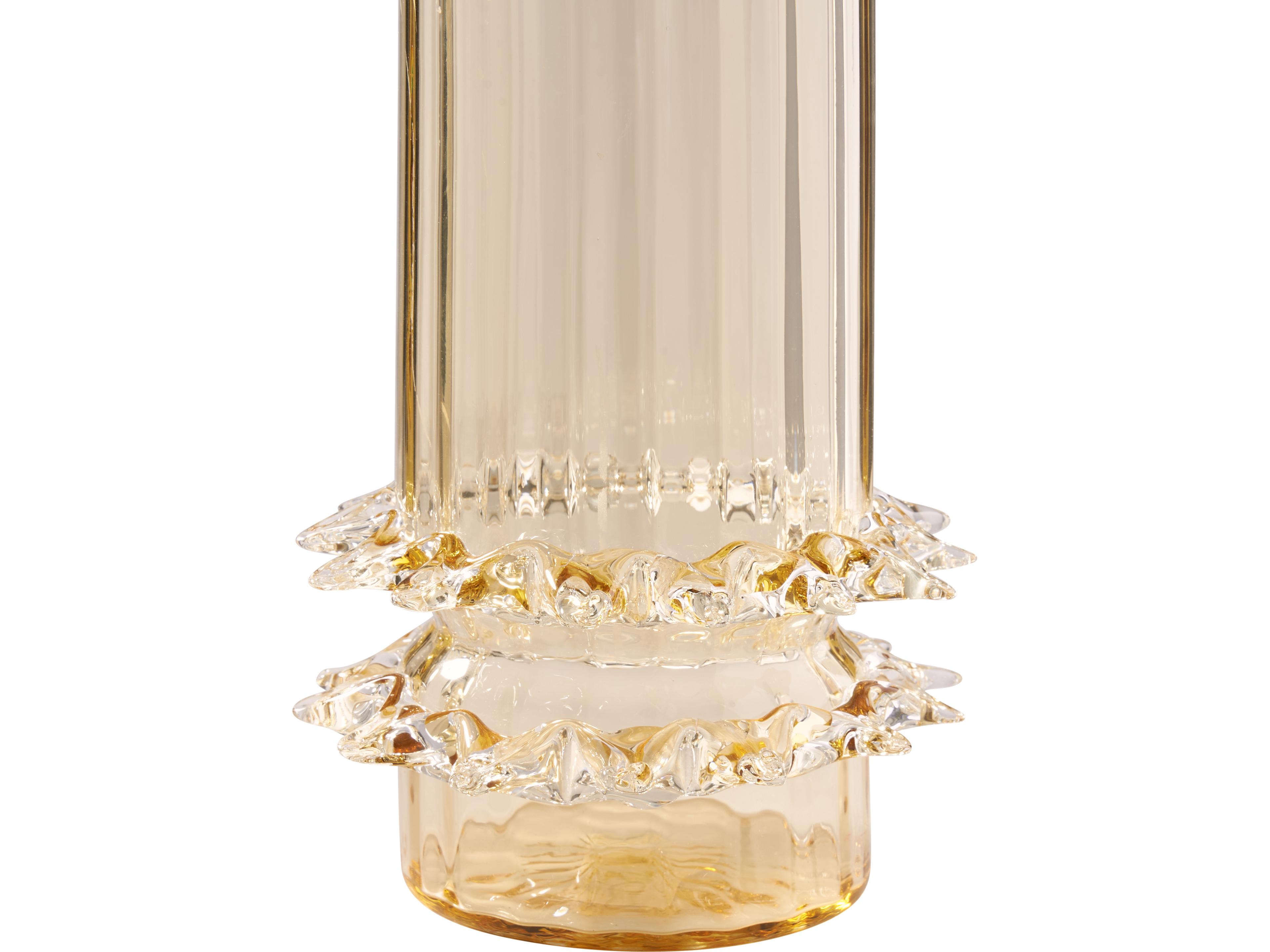 Wildwood Amber Blown Vase