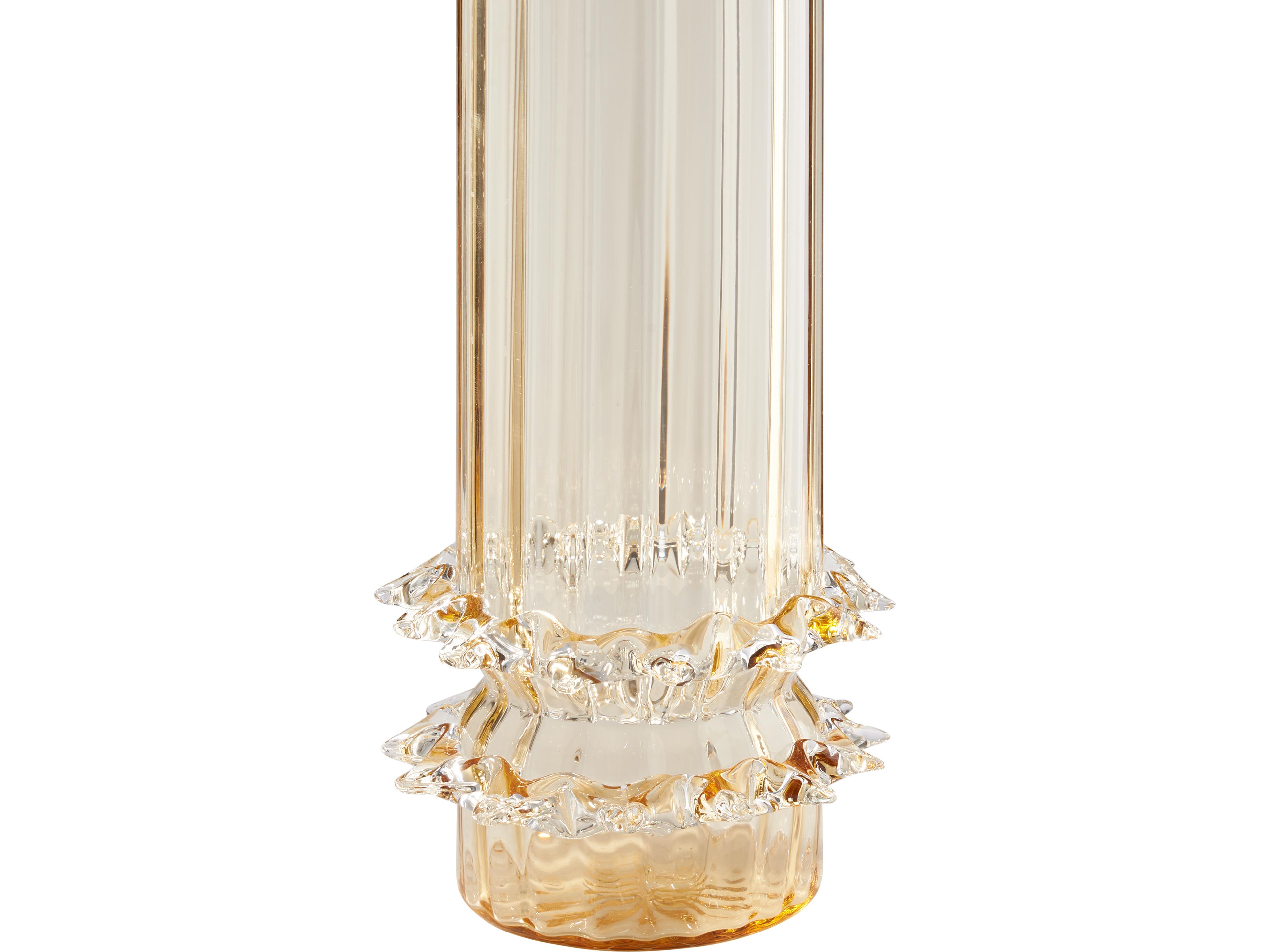 Wildwood Amber Blown Vase