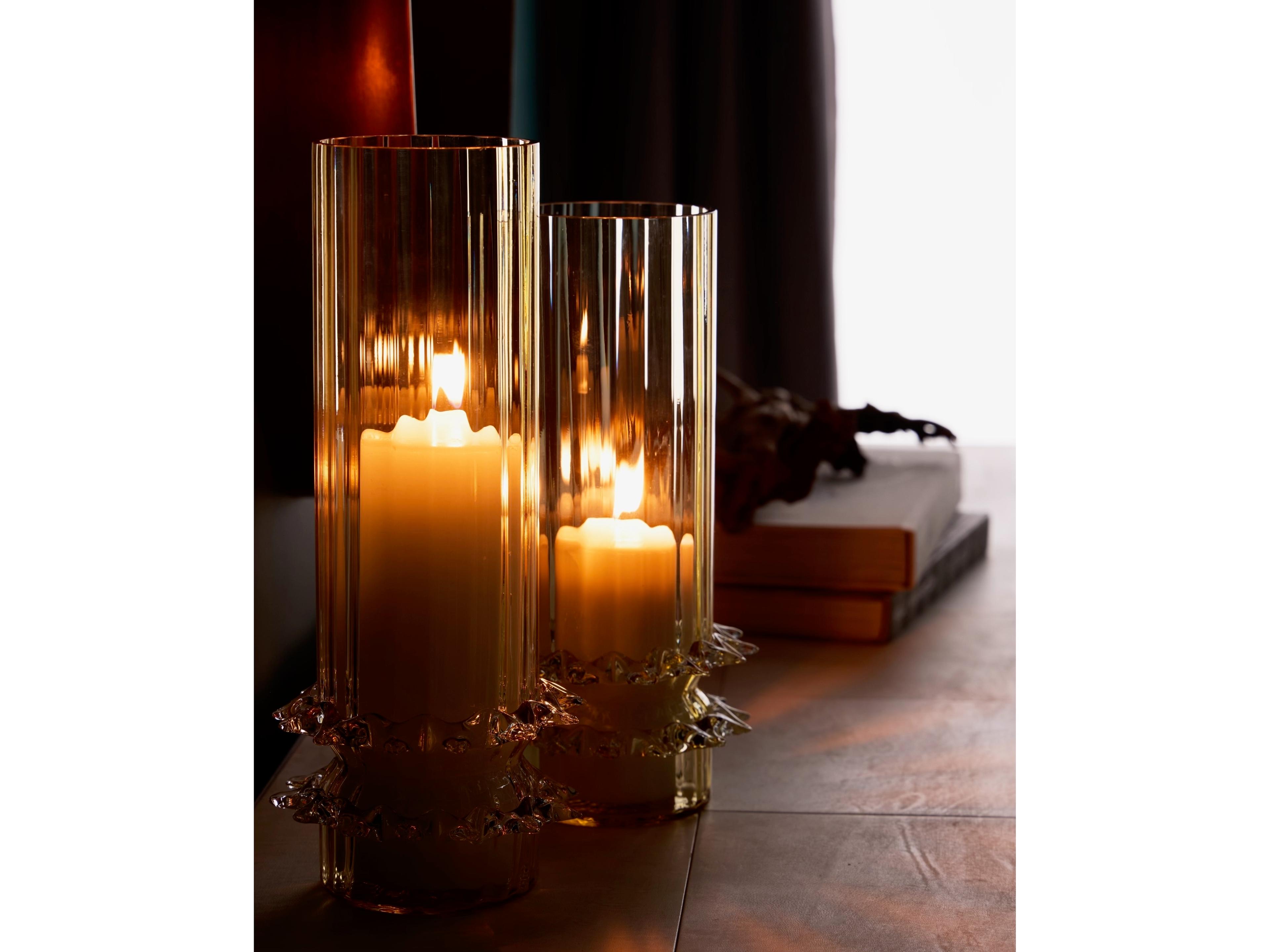 Wildwood Amber Blown Vase