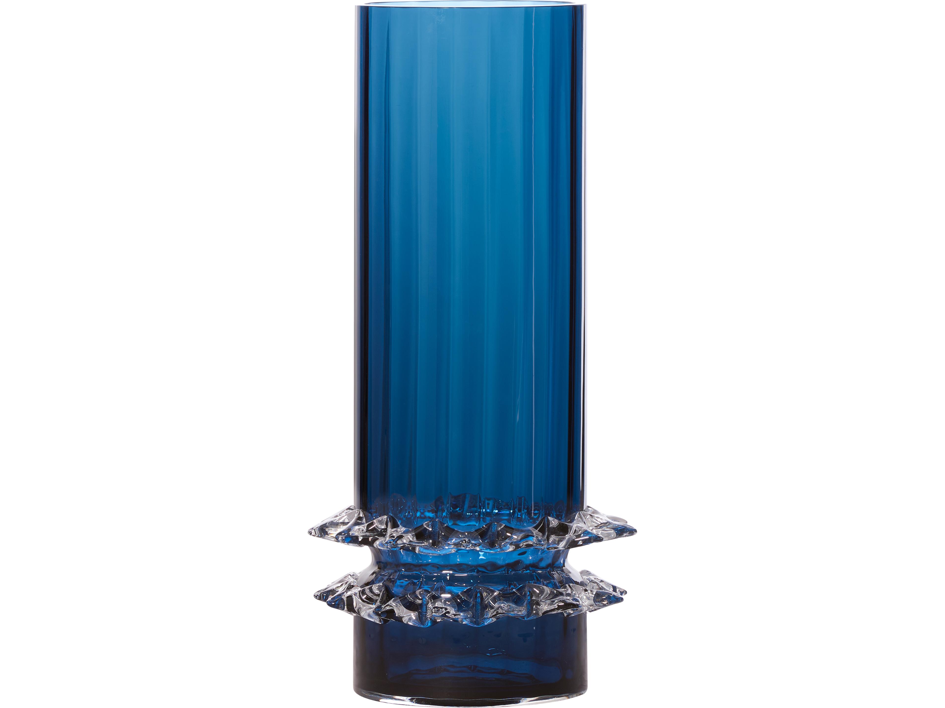 Wildwood Blue Avio Blown Vase