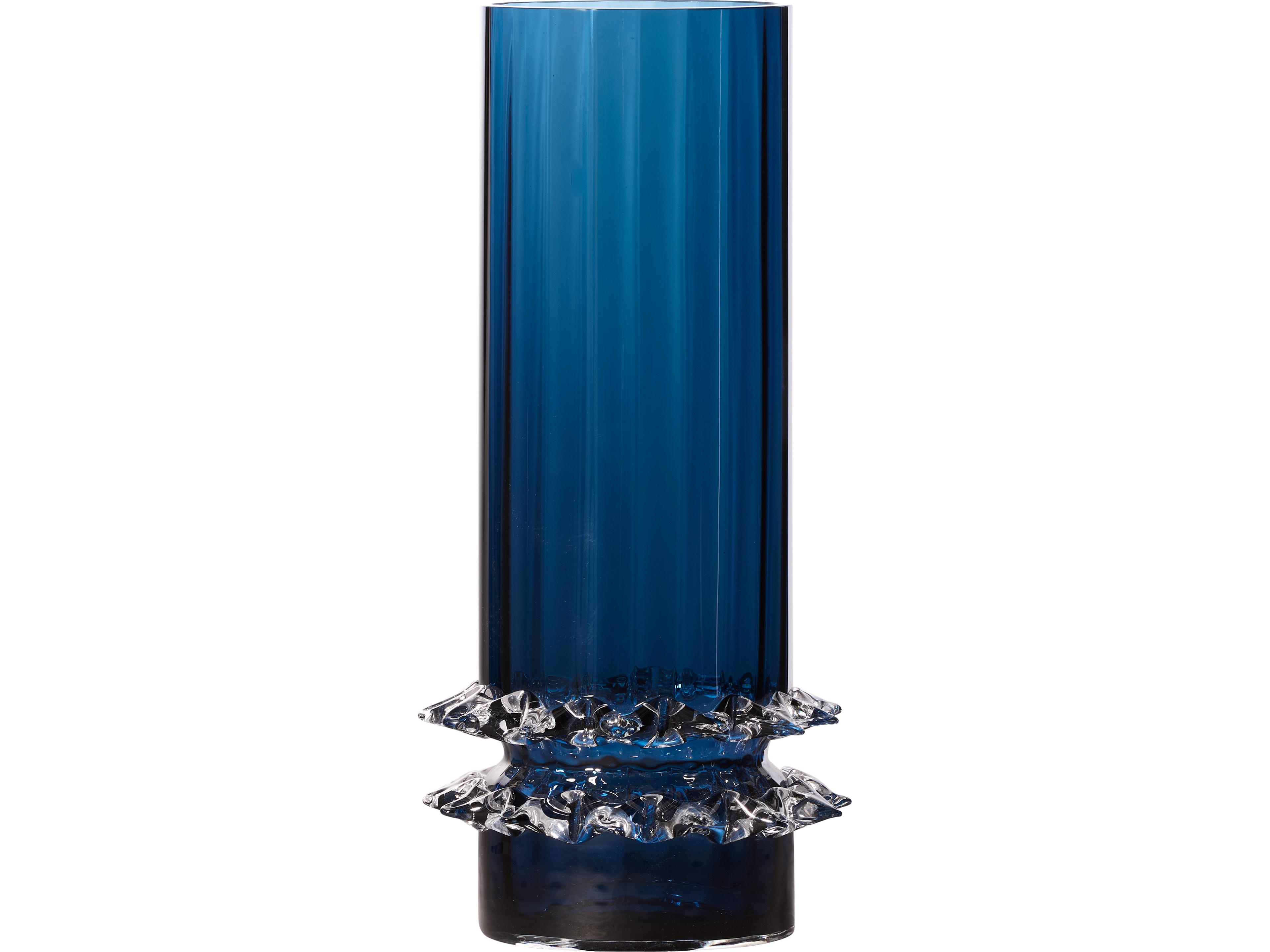 Wildwood Blue Avio Blown Vase