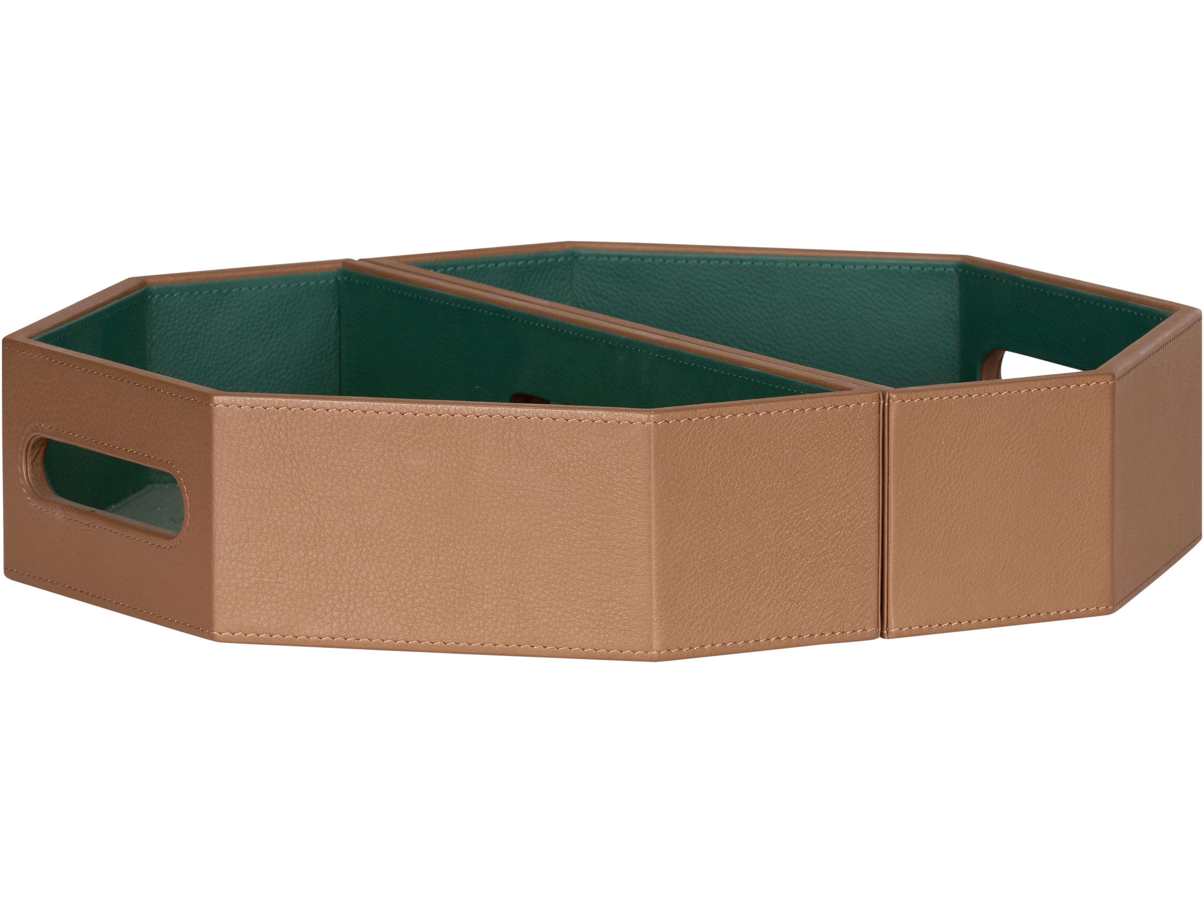 Wildwood Brown Green Serving Tray