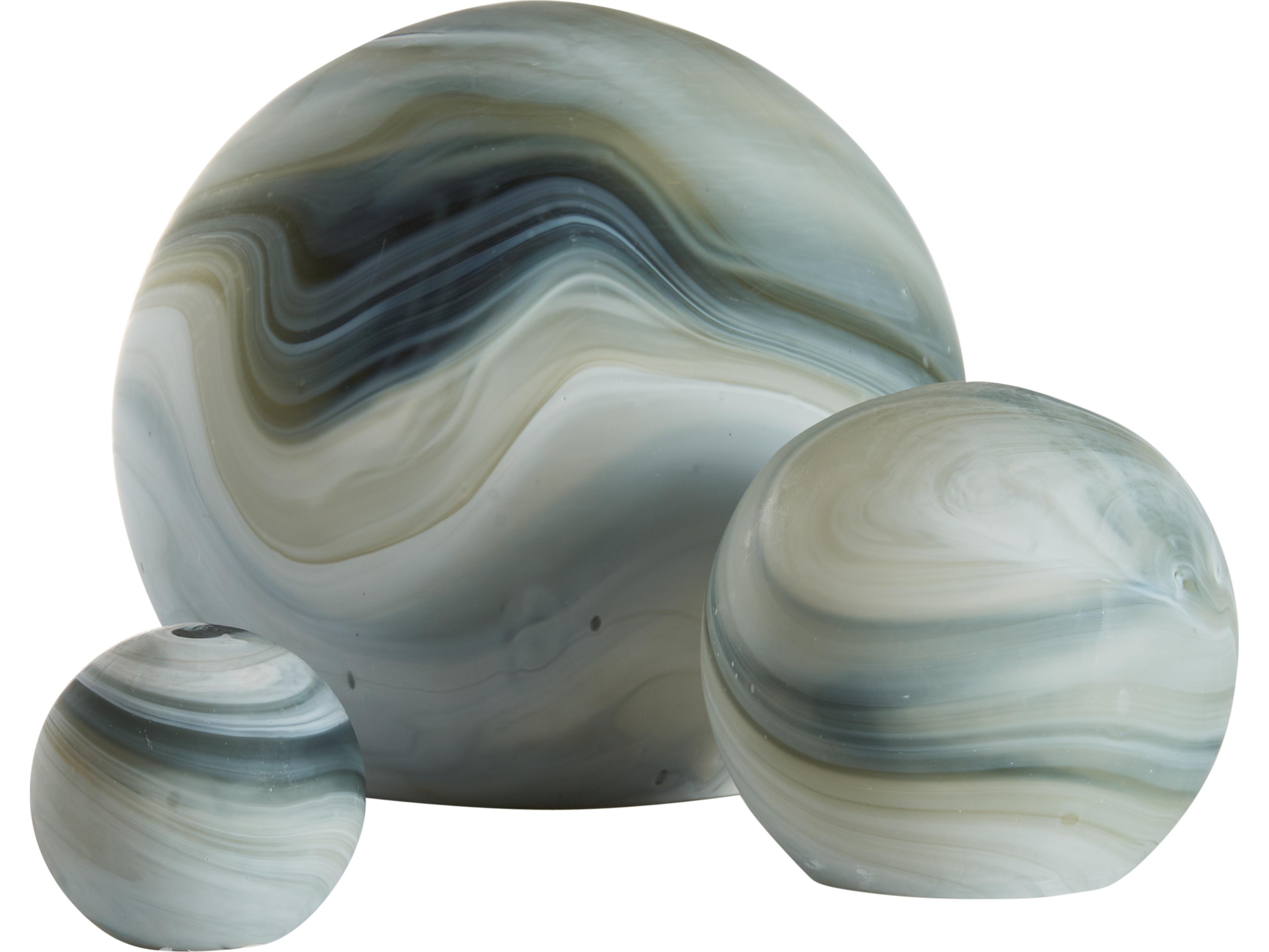 Wildwood Blue Swirl Decorative Accent