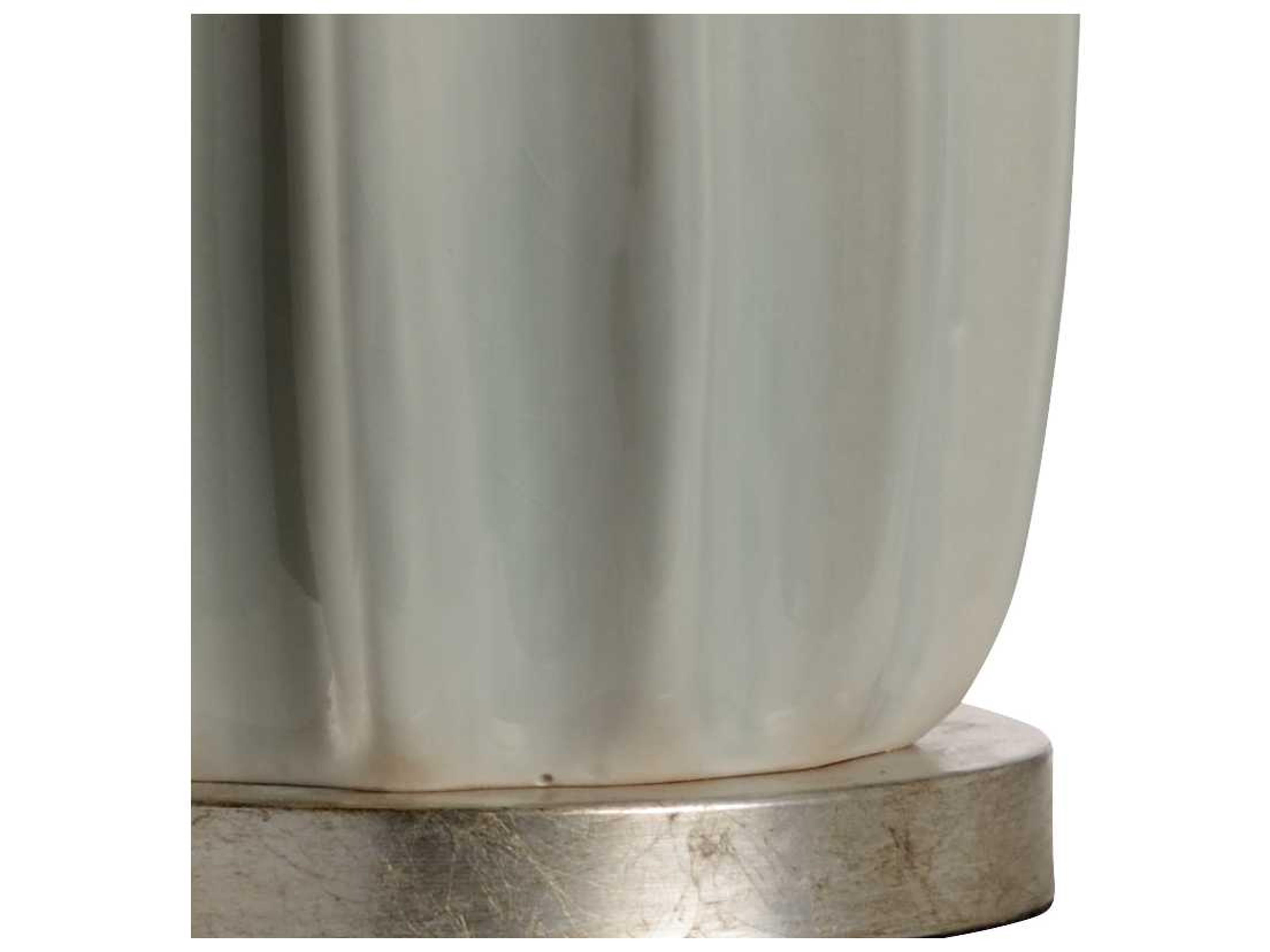 Wildwood Estelle Sage Green Off White Linen Buffet Lamp