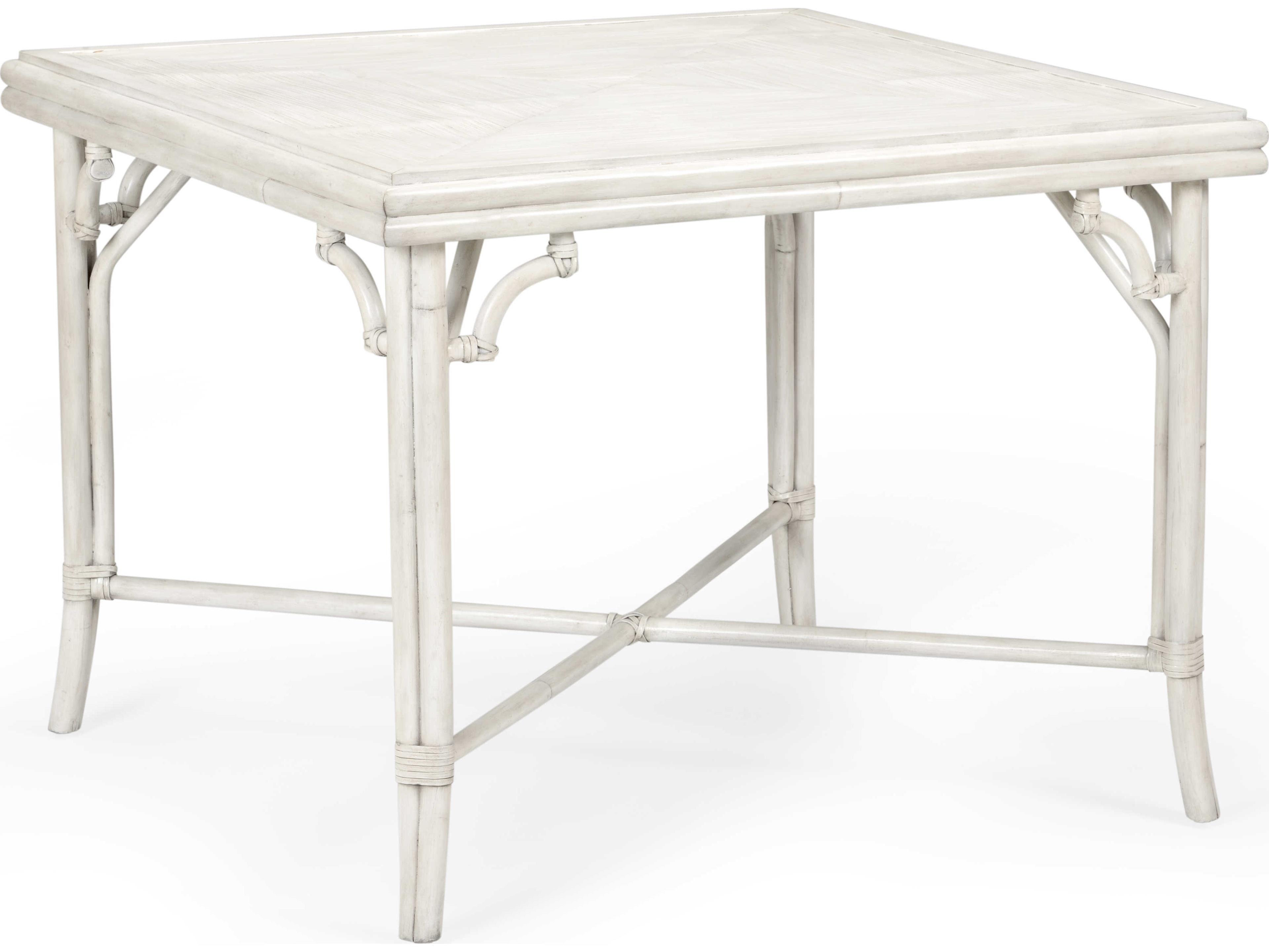 Boca Bamboo Wood Whitewash Gray Game Table