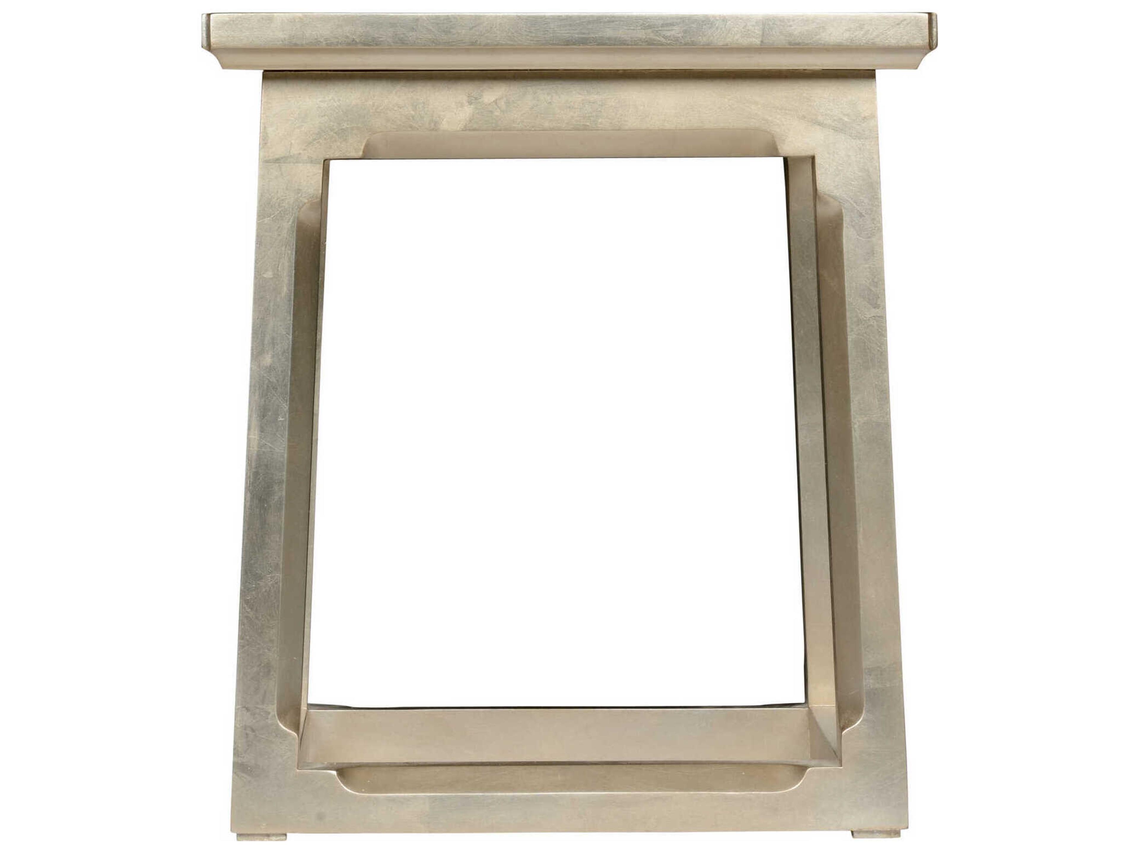 Wildwood Vinh Square Mirror Silver Leaf End Table