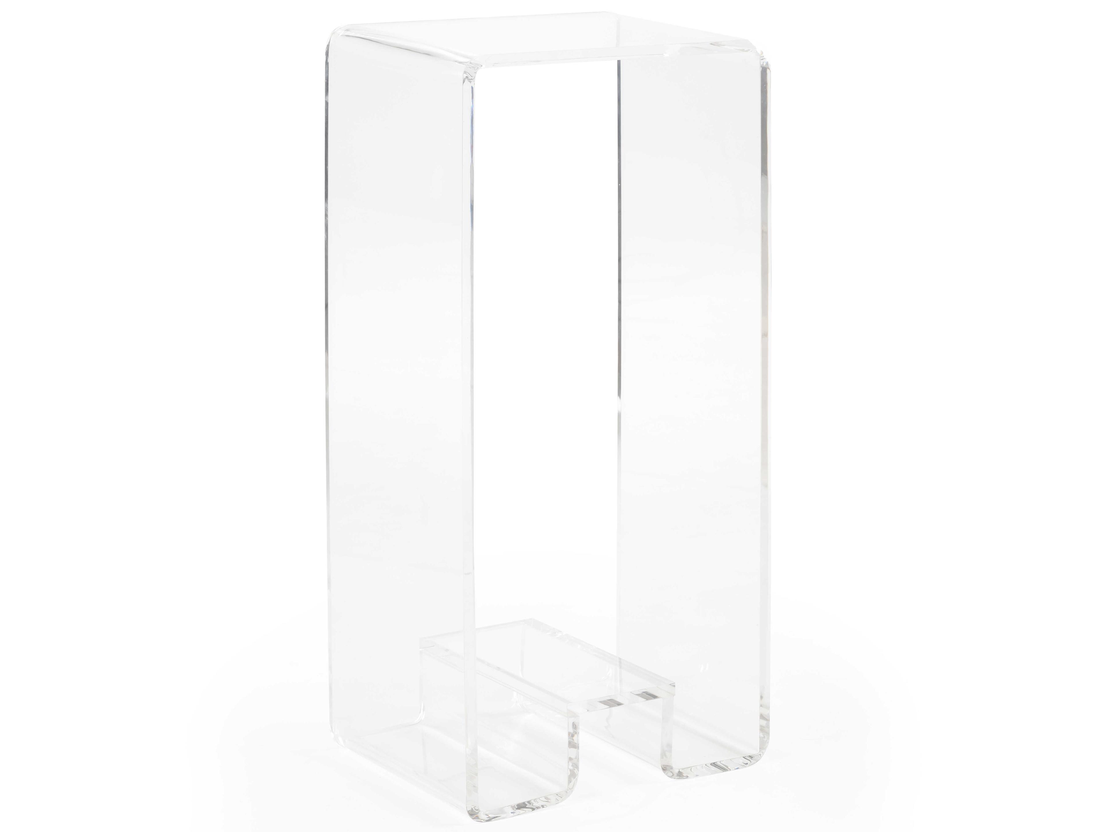 Wildwood Mykonos Rectangular Acrylic Clear End Table