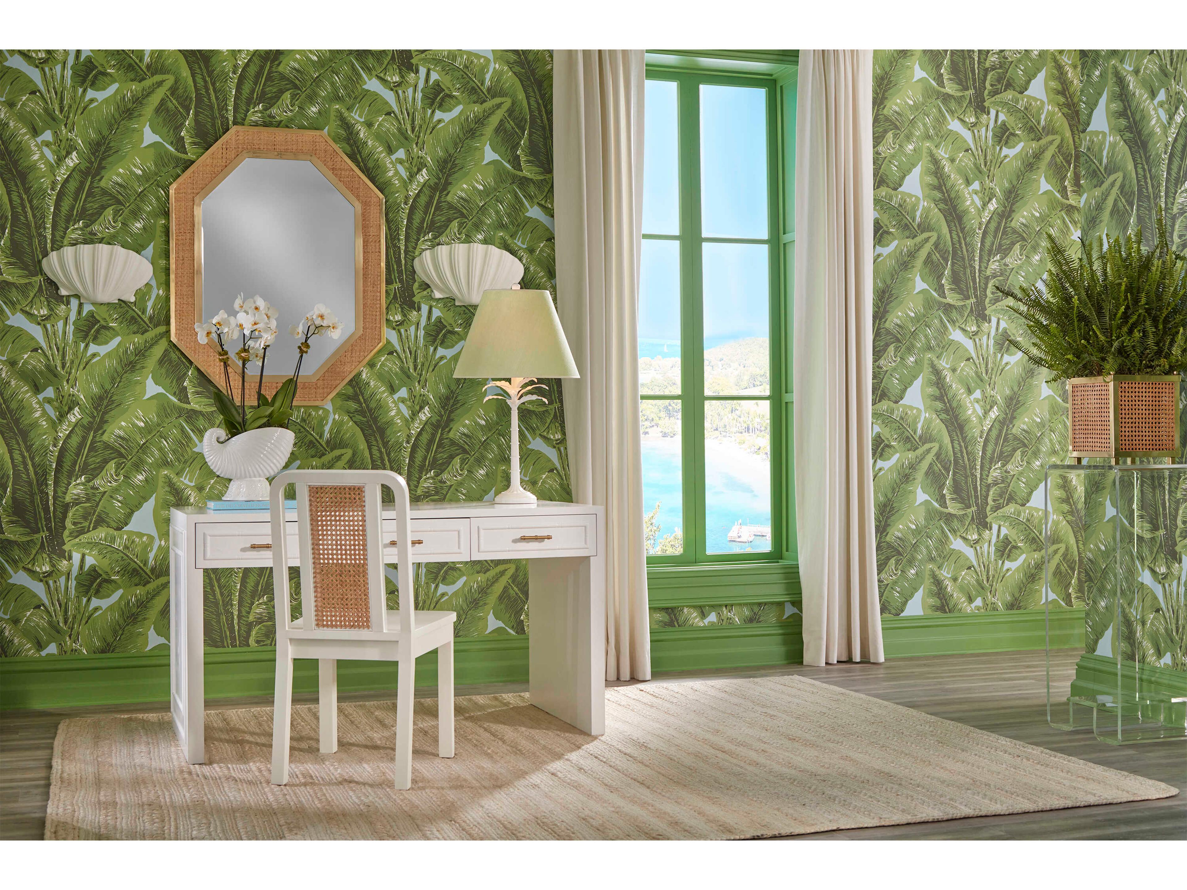 Wildwood Mykonos Rectangular Acrylic Clear End Table