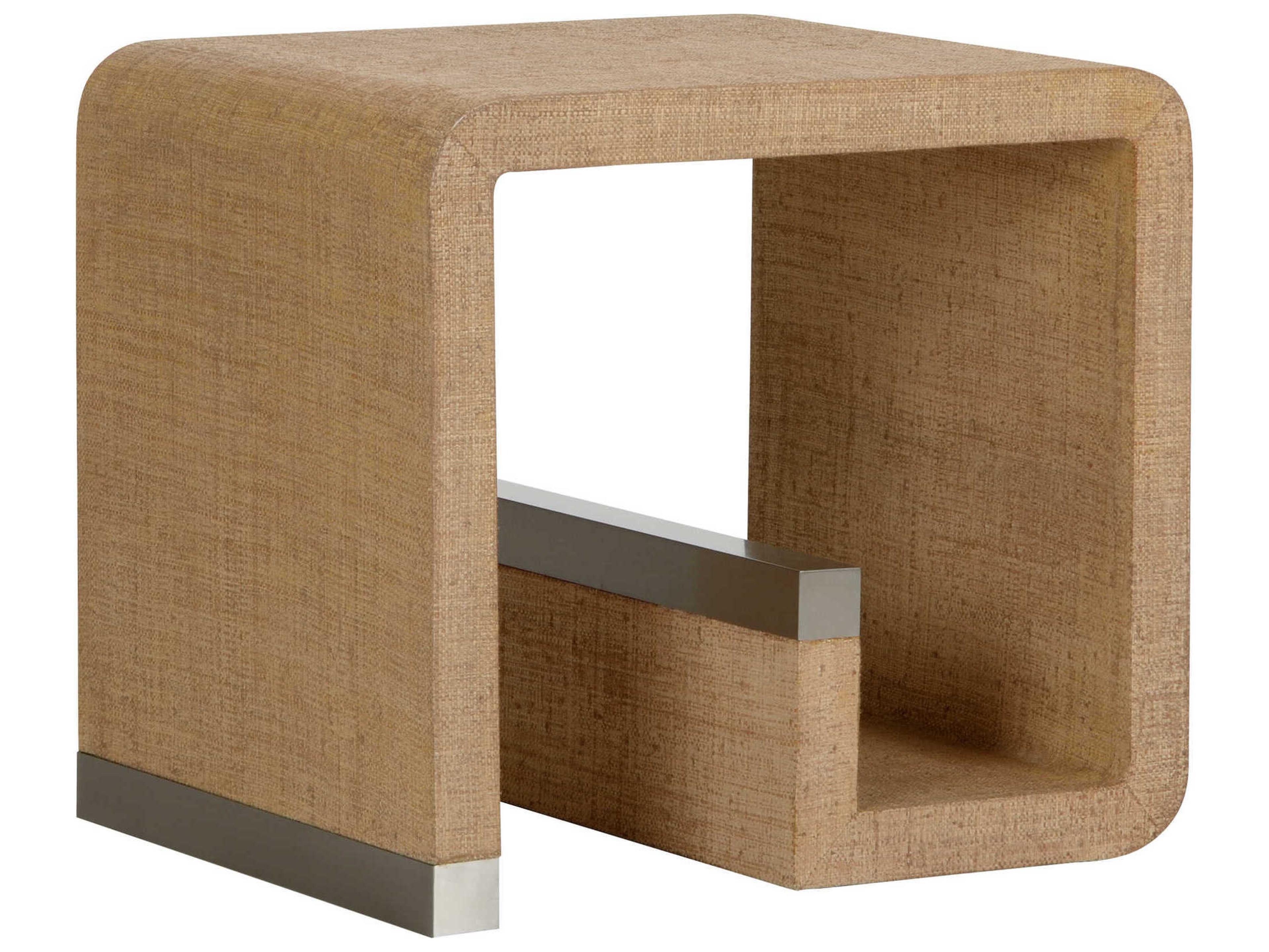 Hera Rectangular Wood Brown End Table