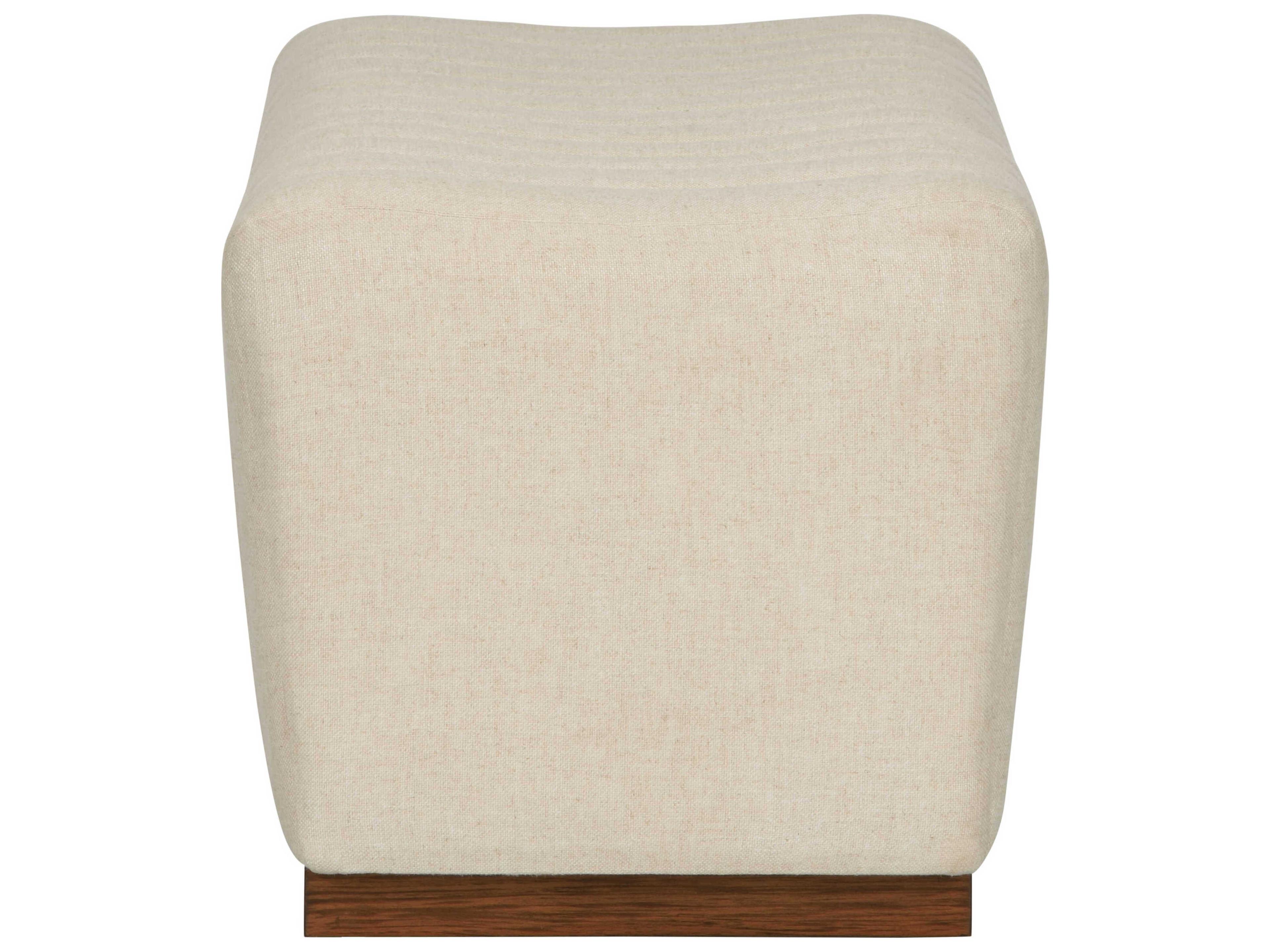Wildwood Piano Natural Beige Upholstered Accent Bench