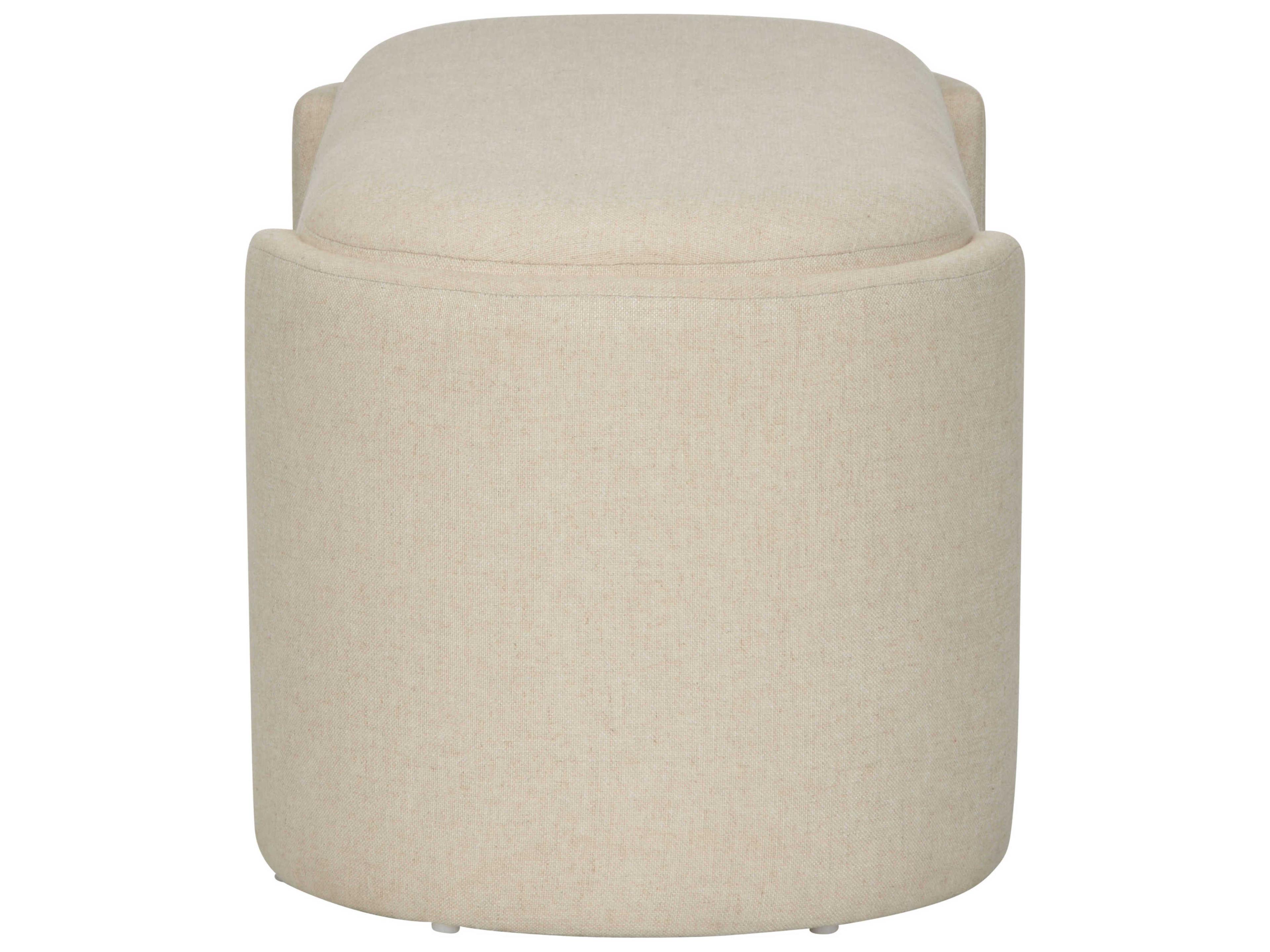 Wildwood Prix Natural Beige Upholstered Accent Bench