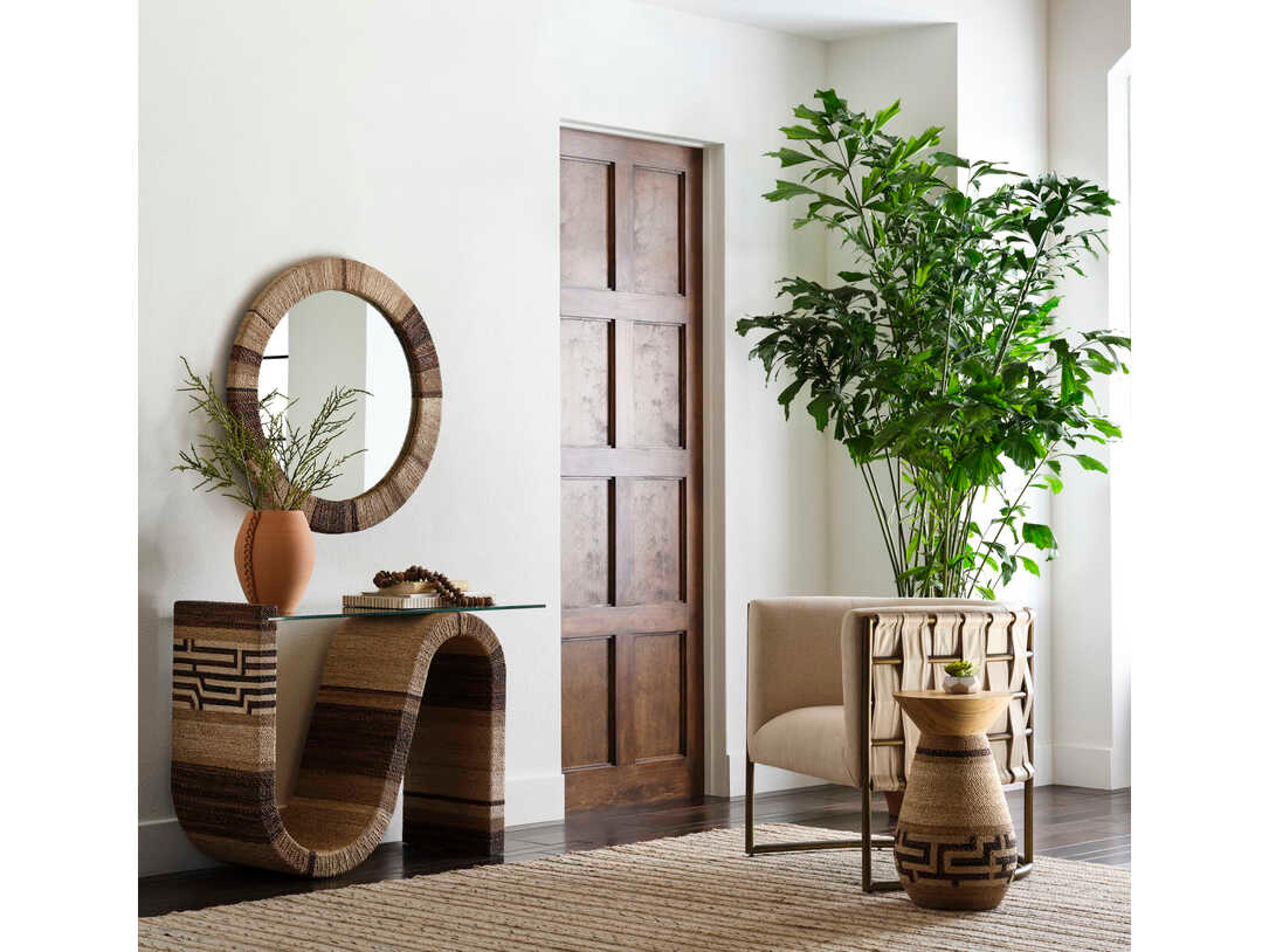 Wildwood Calusa Round Wood Brown End Table