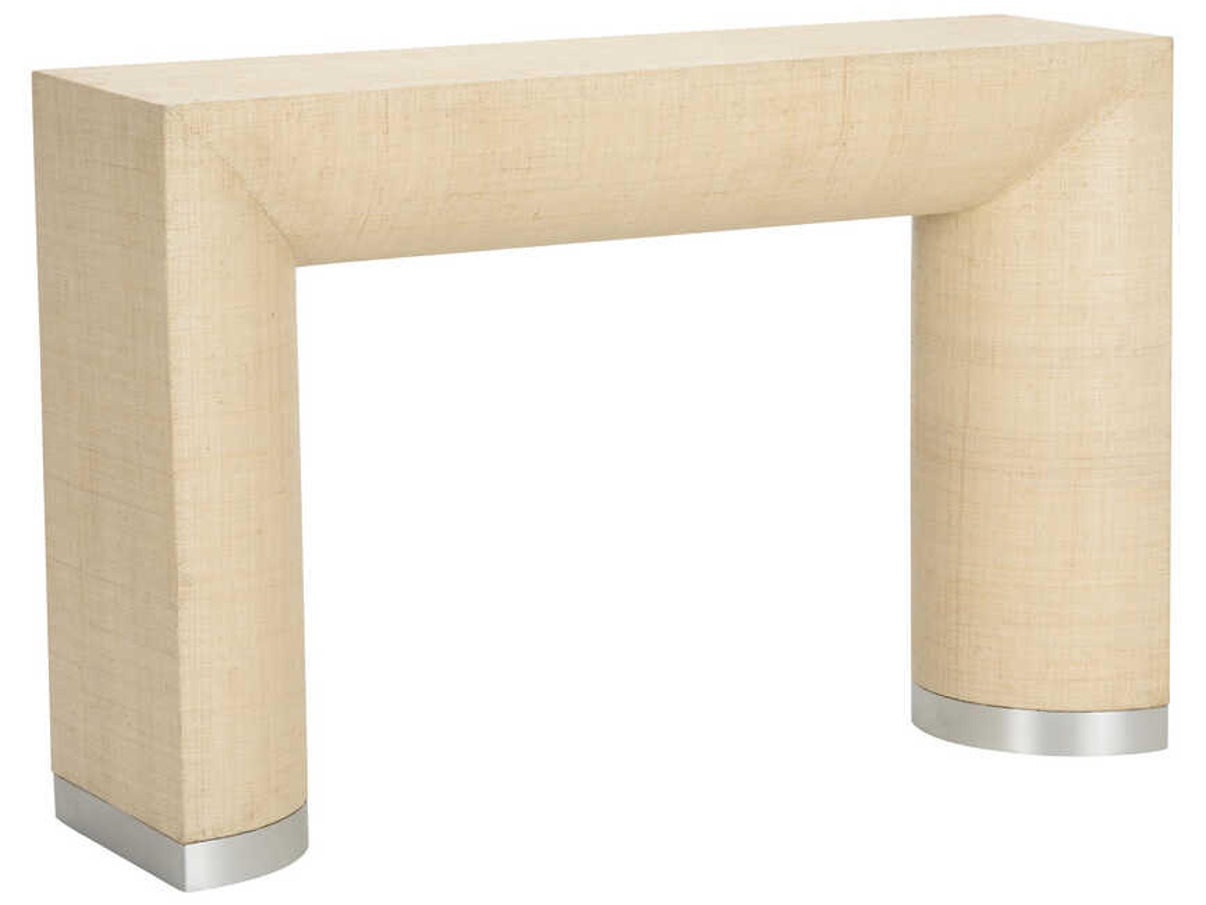 Stella Rectangular Wood Natural Console Table