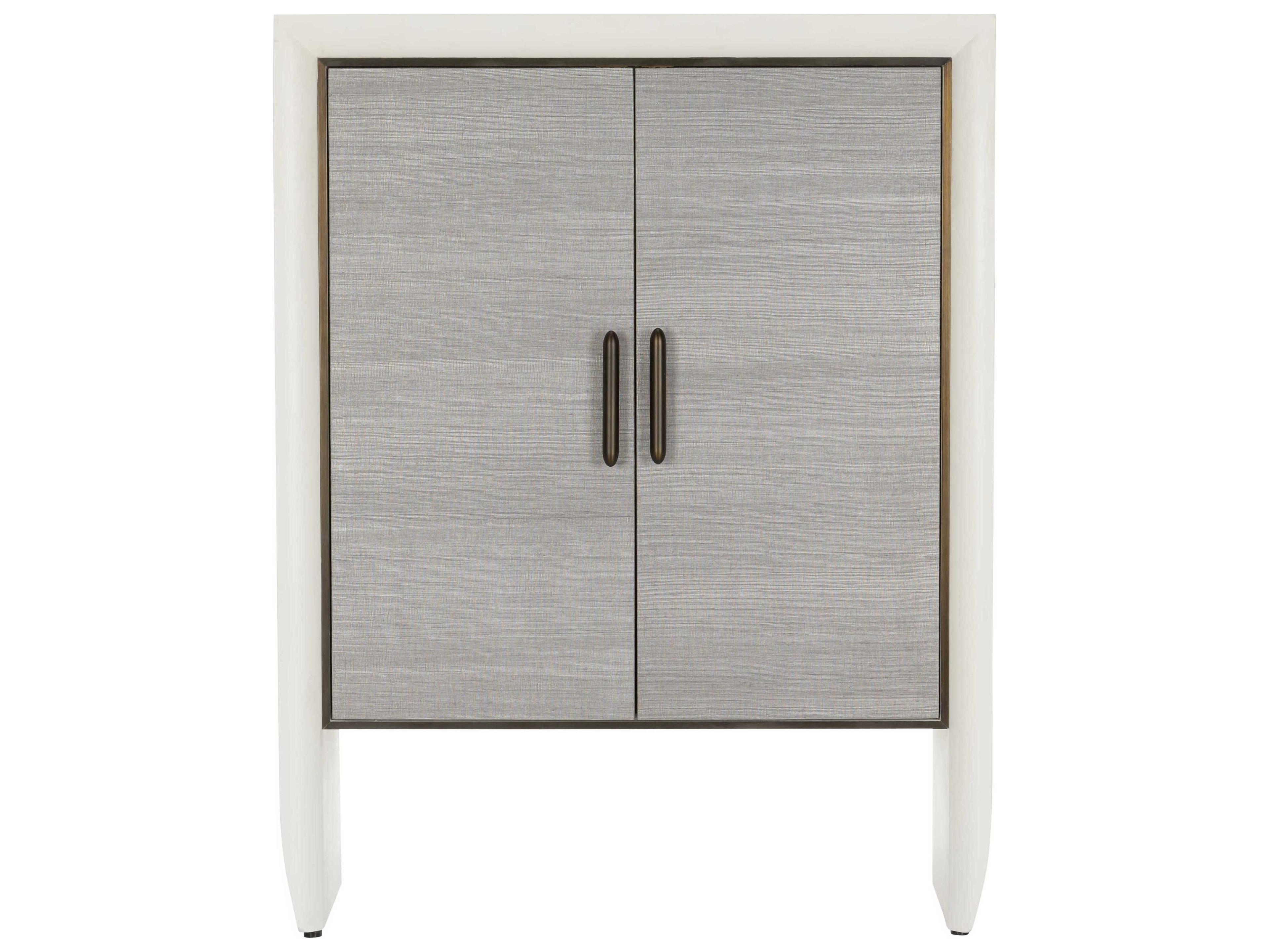 Wildwood Zep White Gray Solid Wood Accent Chest