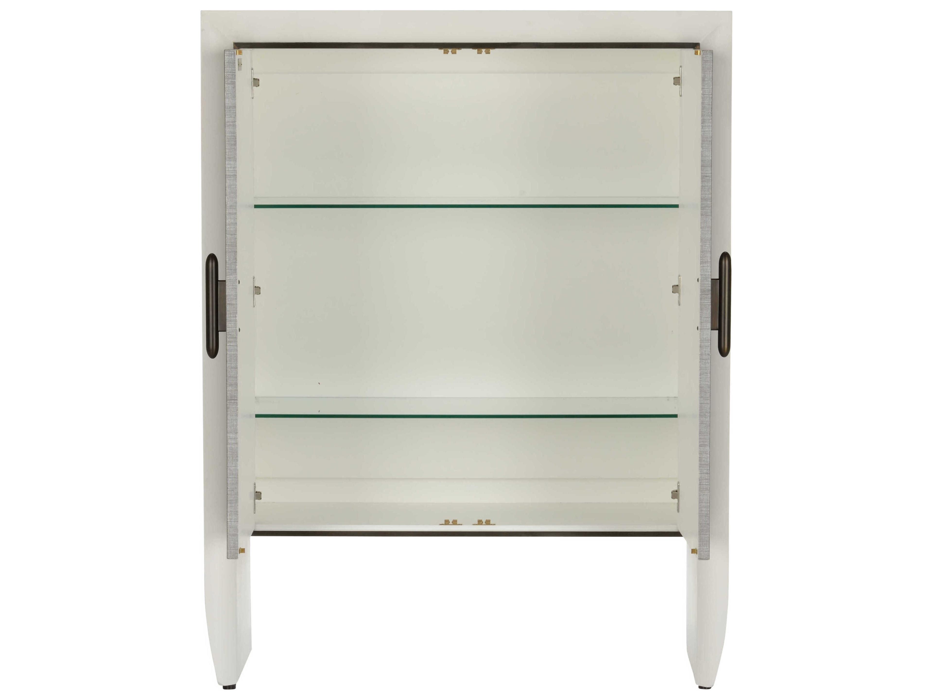 Wildwood Zep White Gray Solid Wood Accent Chest