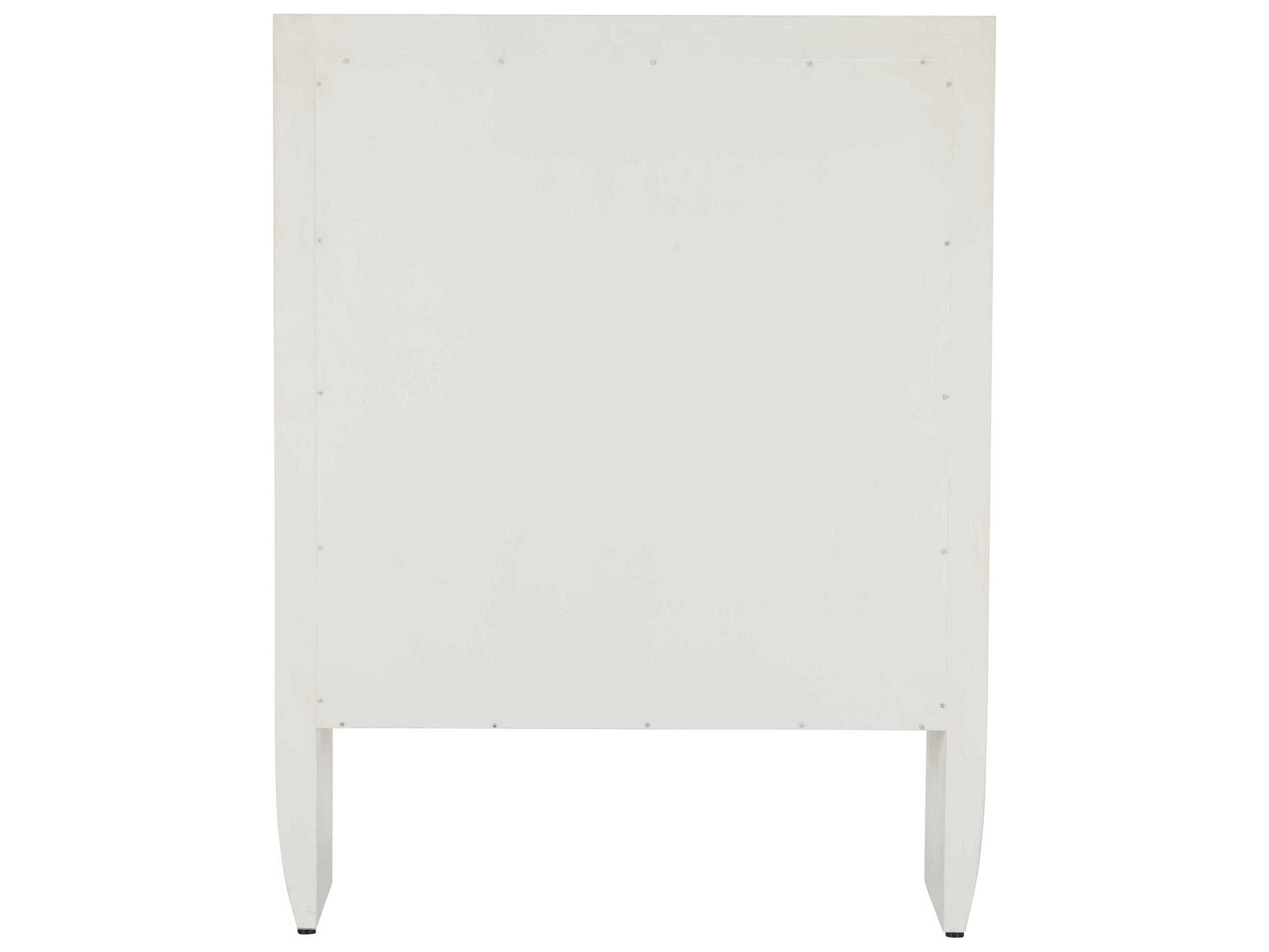 Wildwood Zep White Gray Solid Wood Accent Chest
